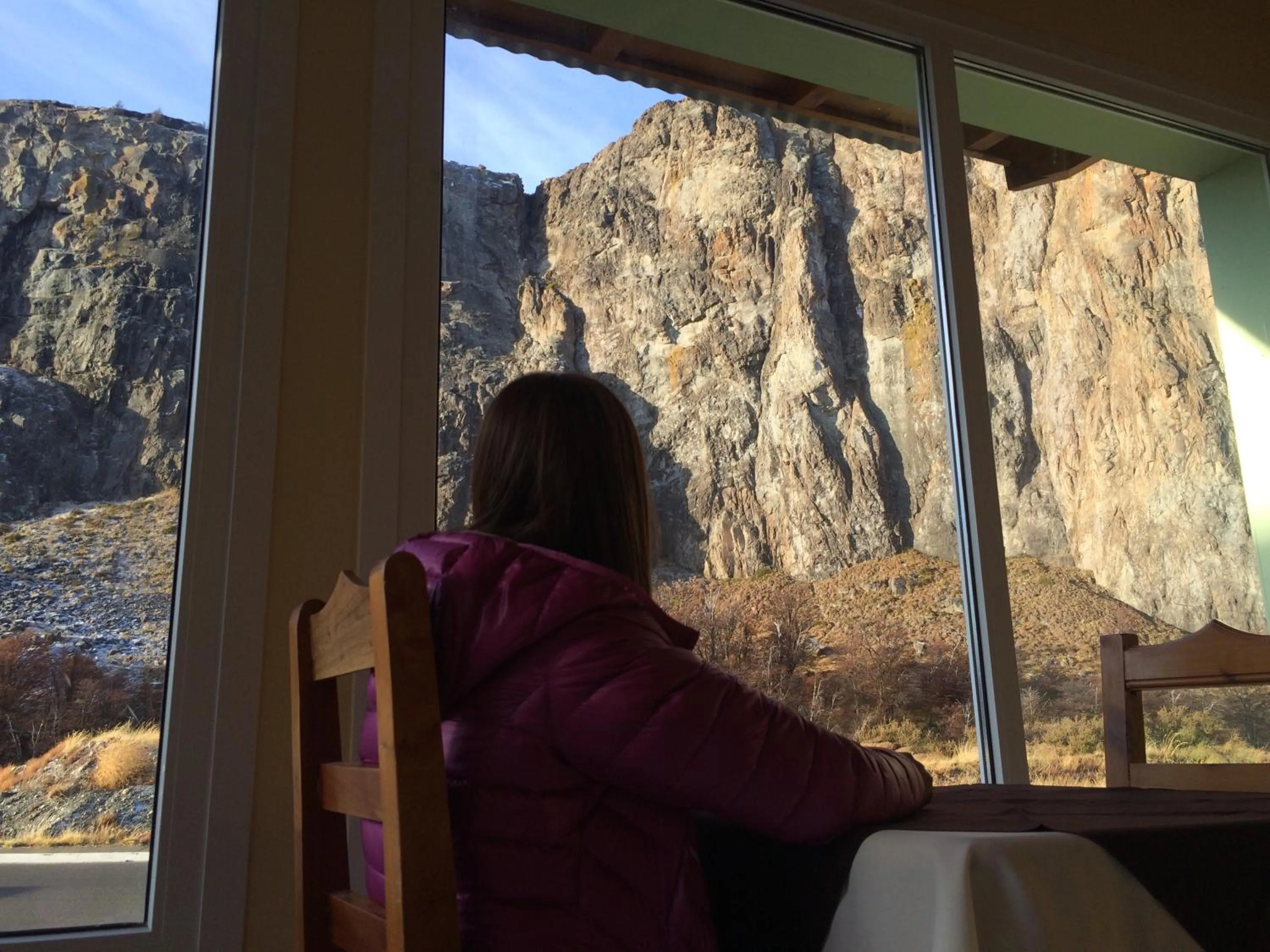 Mountain view in Hostería Vertical Lodge