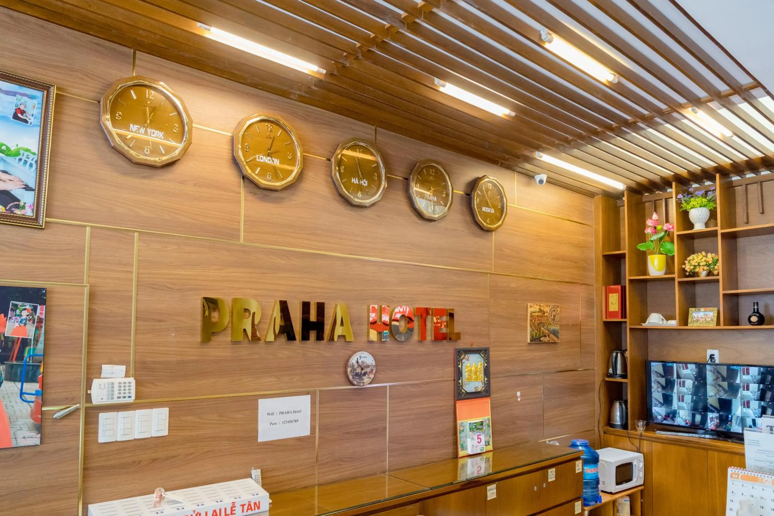 Lobby or reception in Praha Hotel