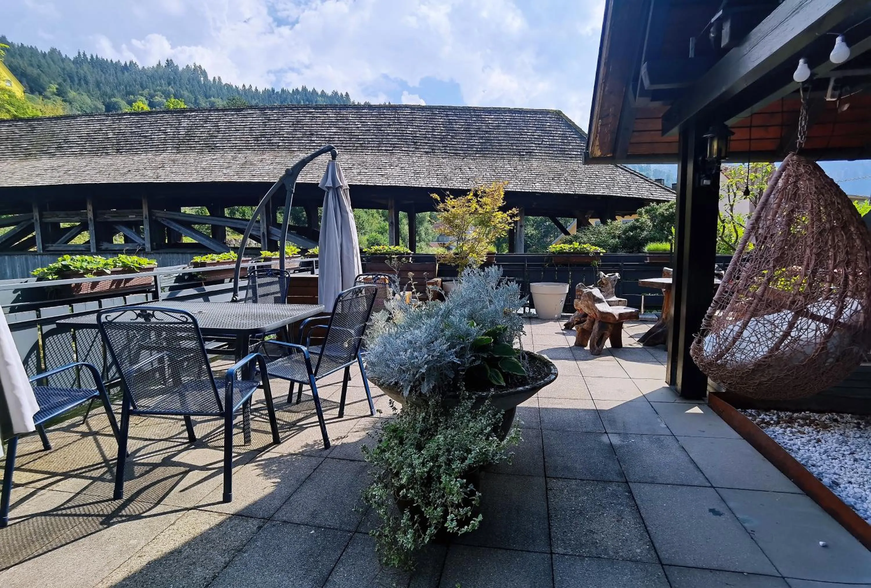 Balcony/Terrace in Das Waldhaus