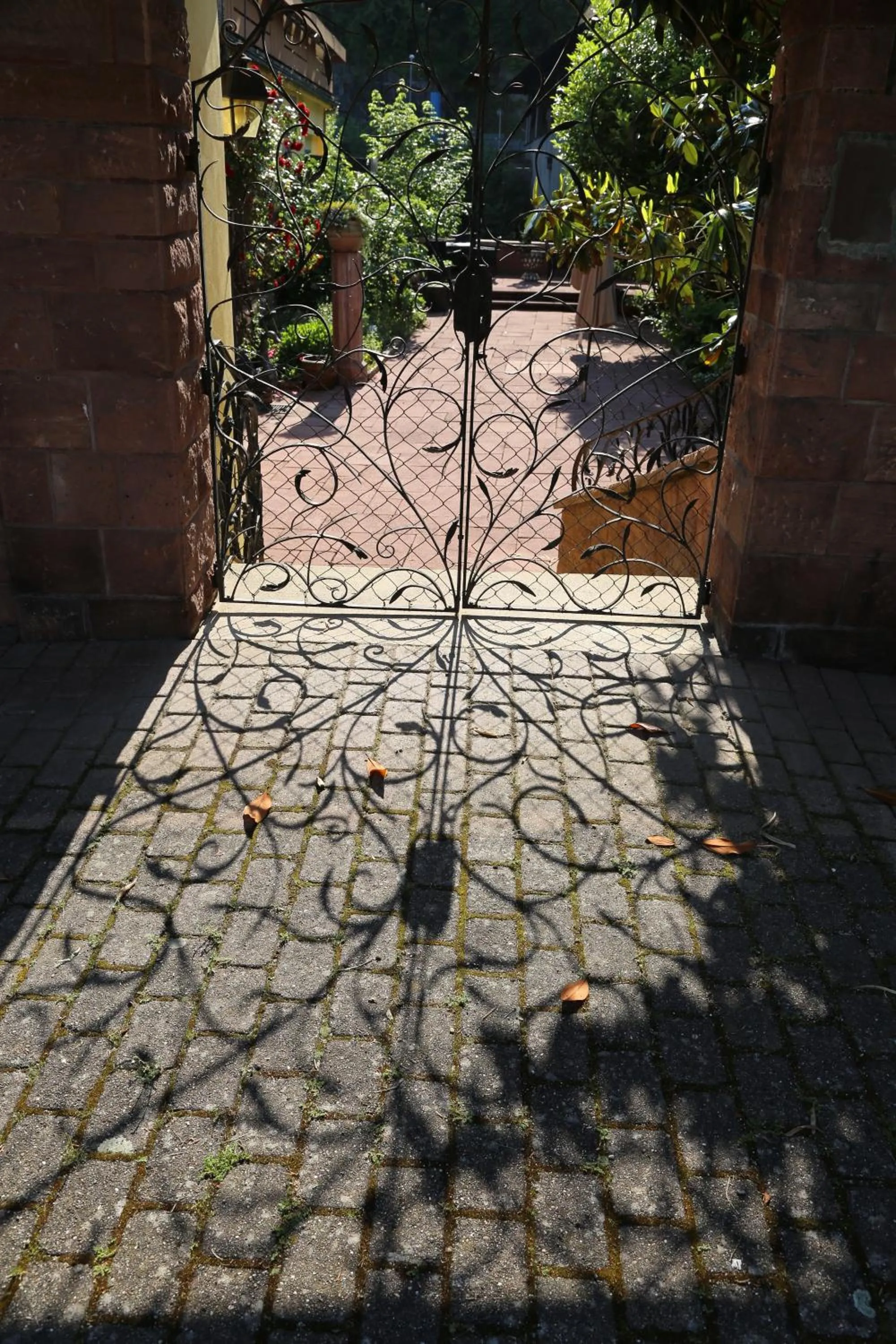 Garden view in Das Waldhaus