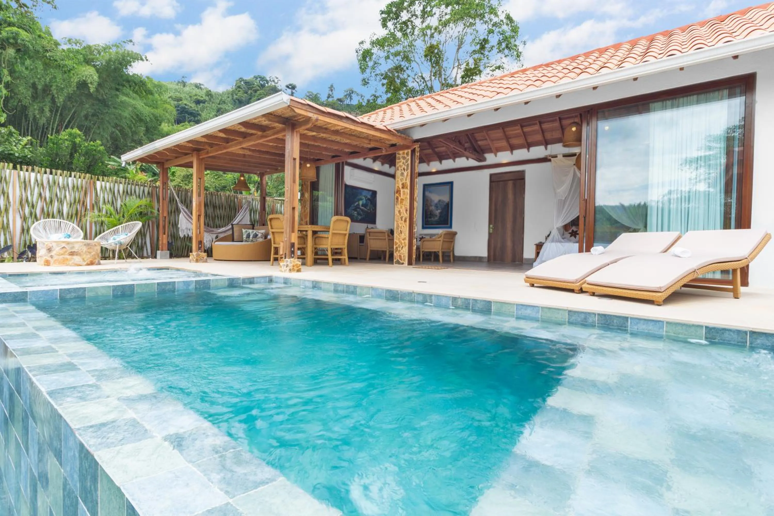 Swimming pool in Hotel Spa La Colina