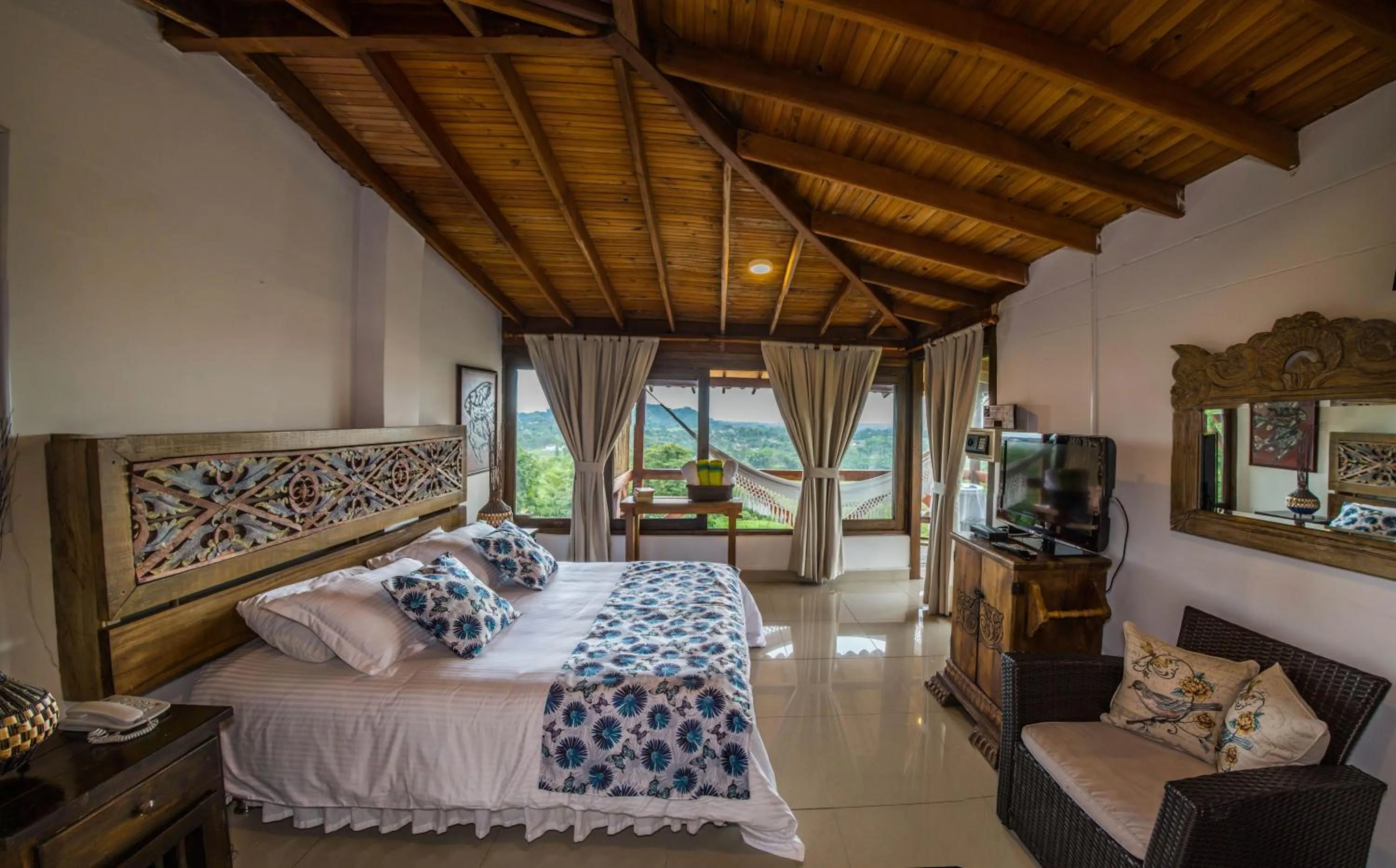 Photo of the whole room, Bed in Hotel Spa La Colina