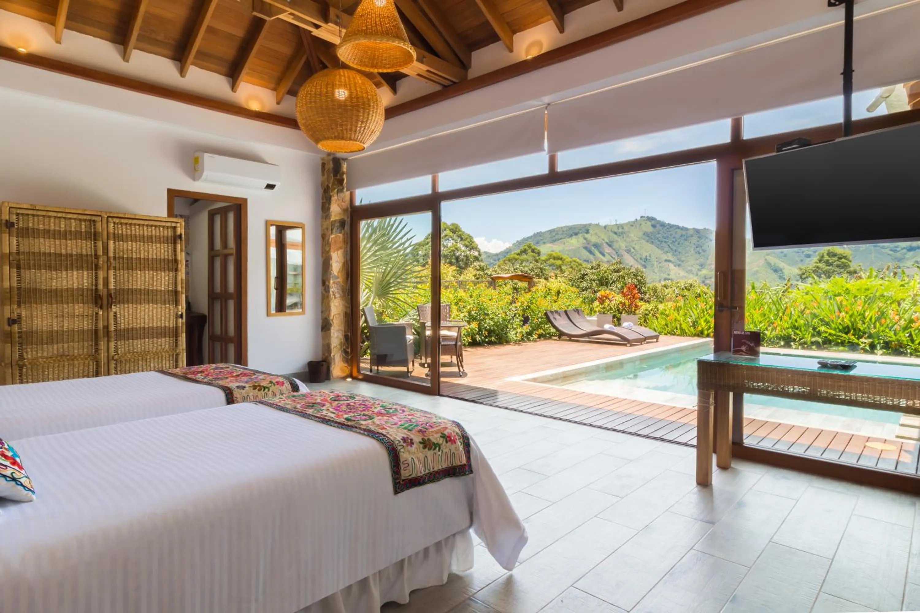 Mountain view, Bed in Hotel Spa La Colina