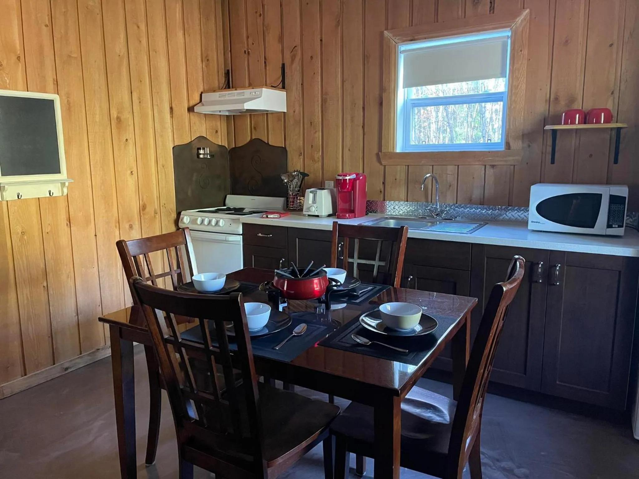Coffee/tea facilities in Chalets du Domaine Yamaska