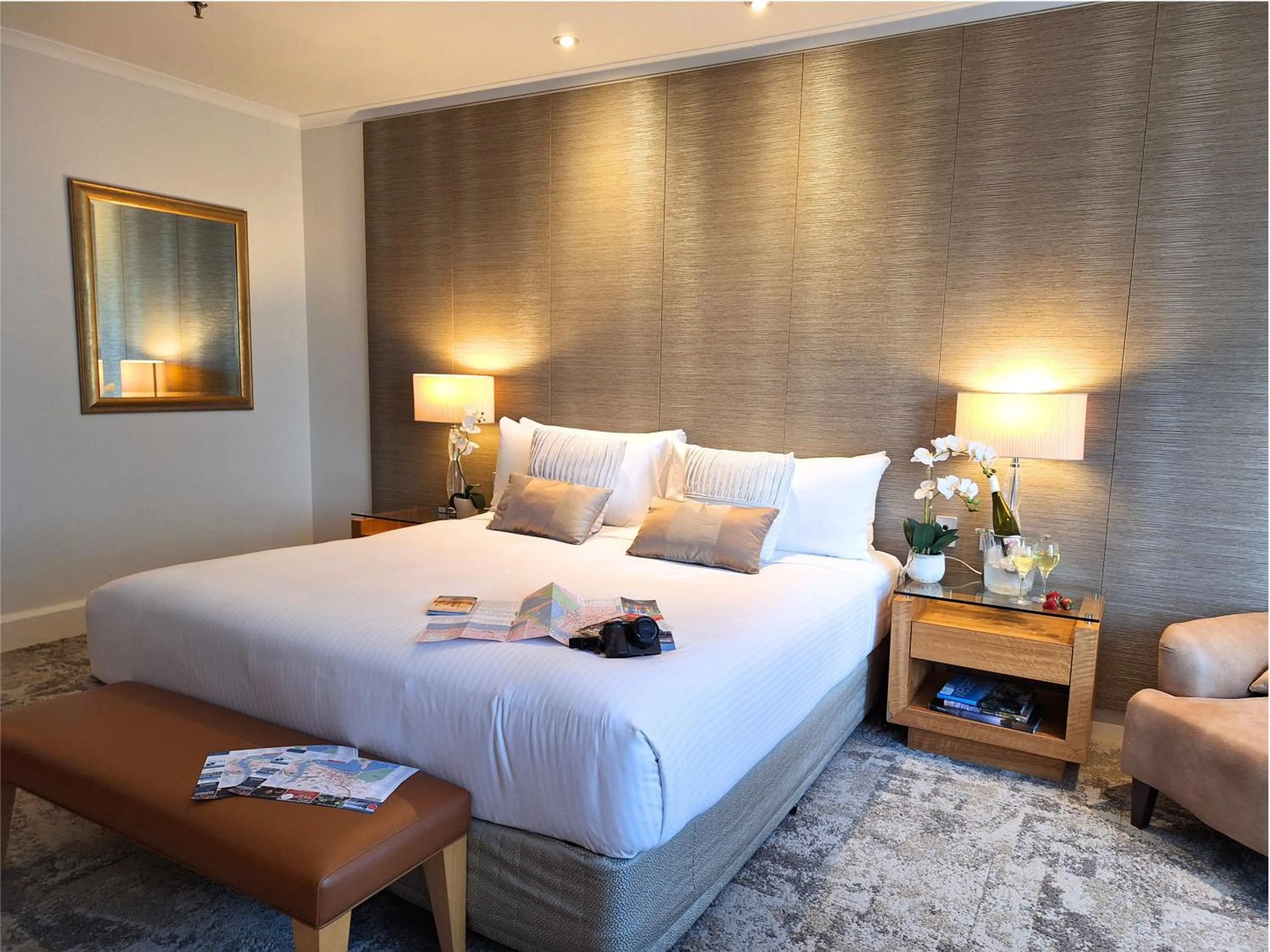 Bed in Hyatt Regency Perth