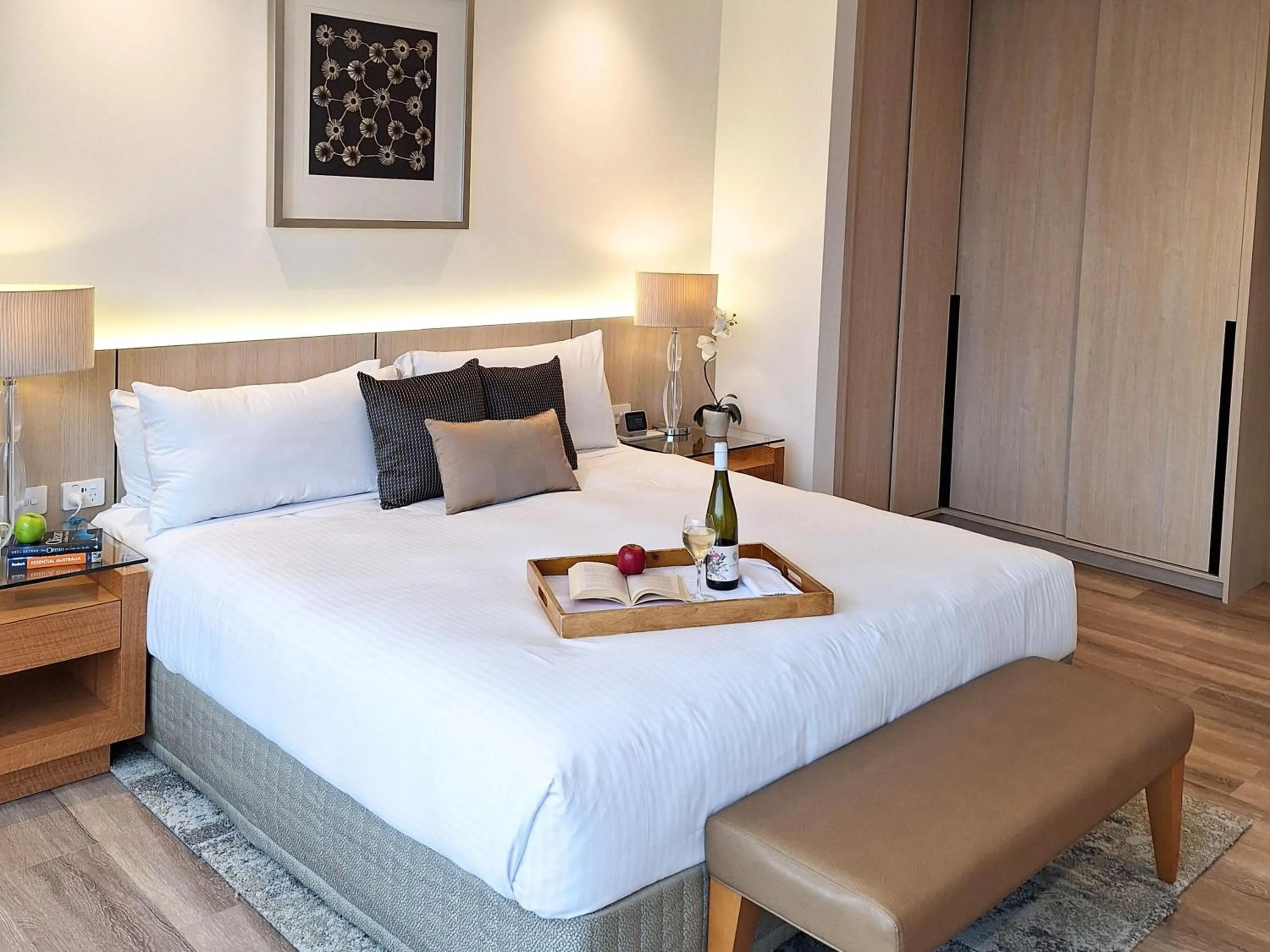 Bed in Hyatt Regency Perth