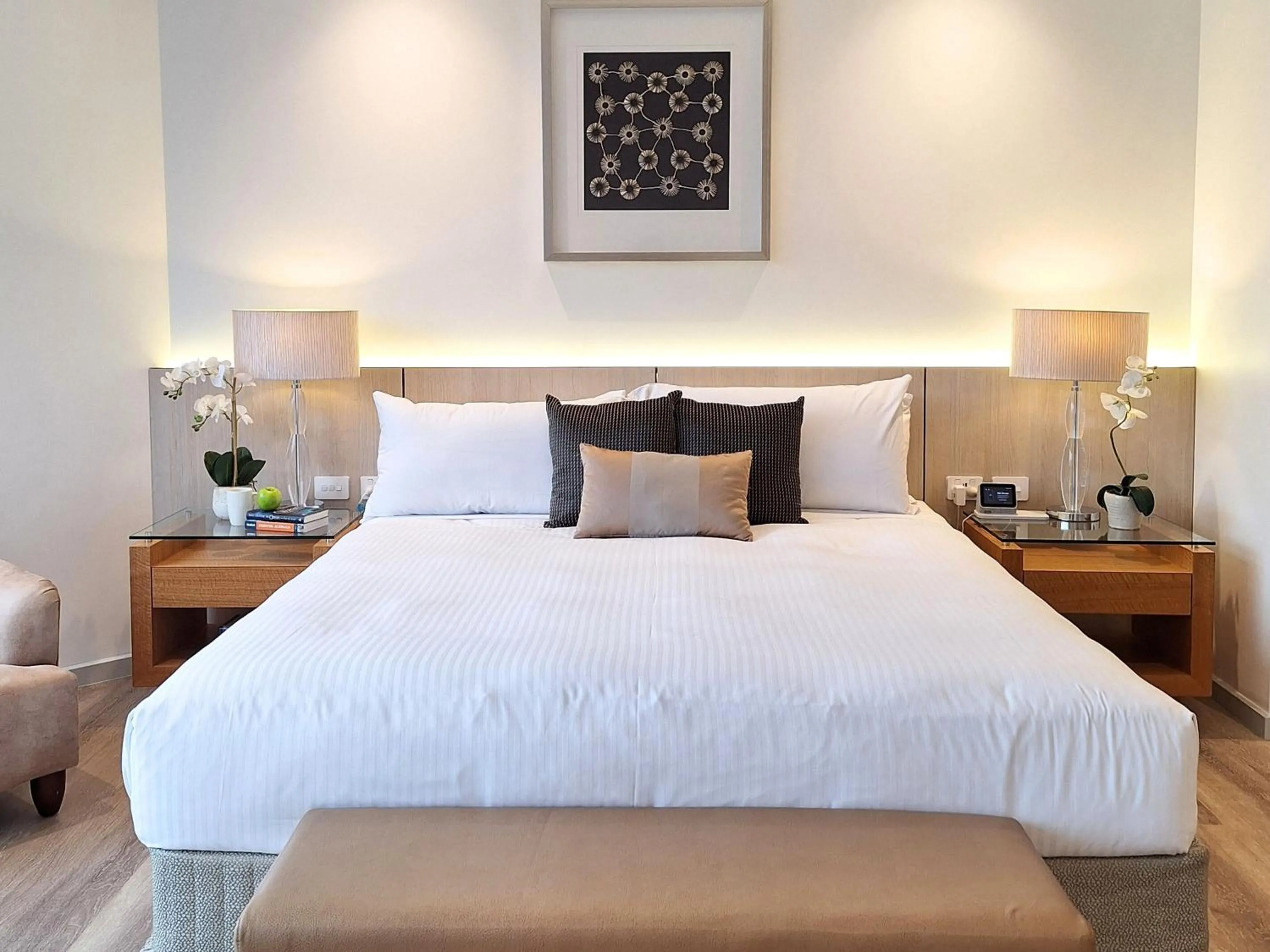 Bed in Hyatt Regency Perth