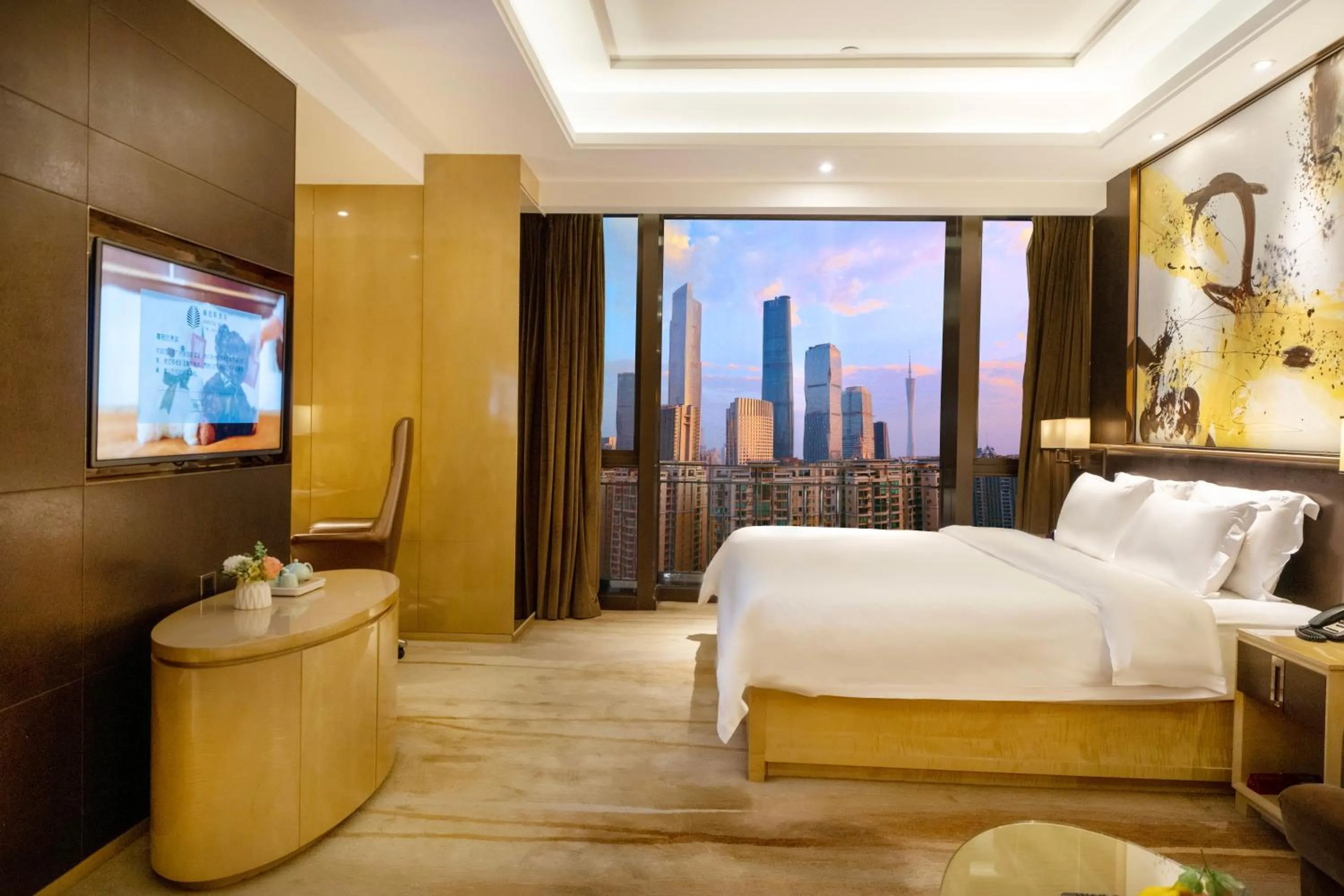 Bedroom, Bed in Vaperse Hotel Guangzhou Zhujiang New Town