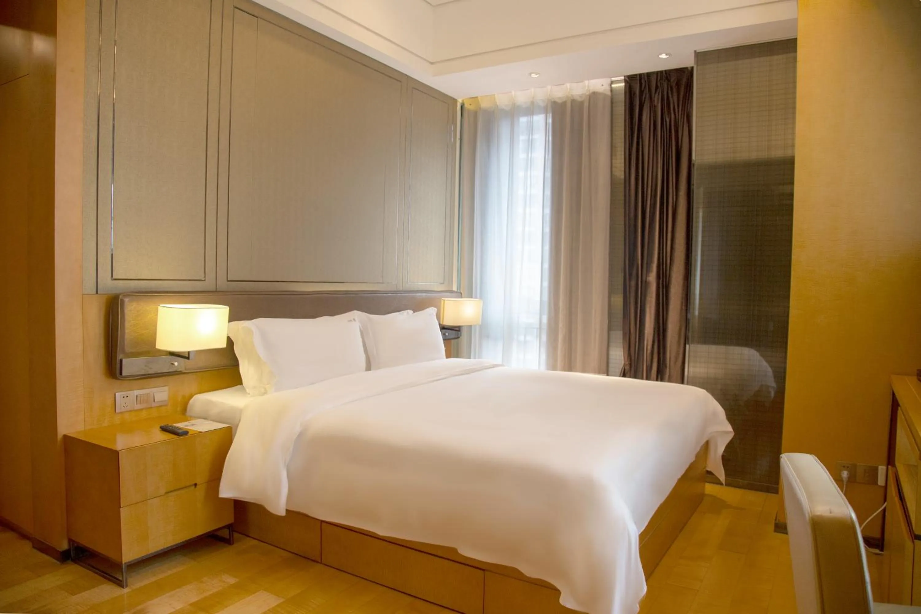 Bed in Vaperse Hotel Guangzhou Zhujiang New Town