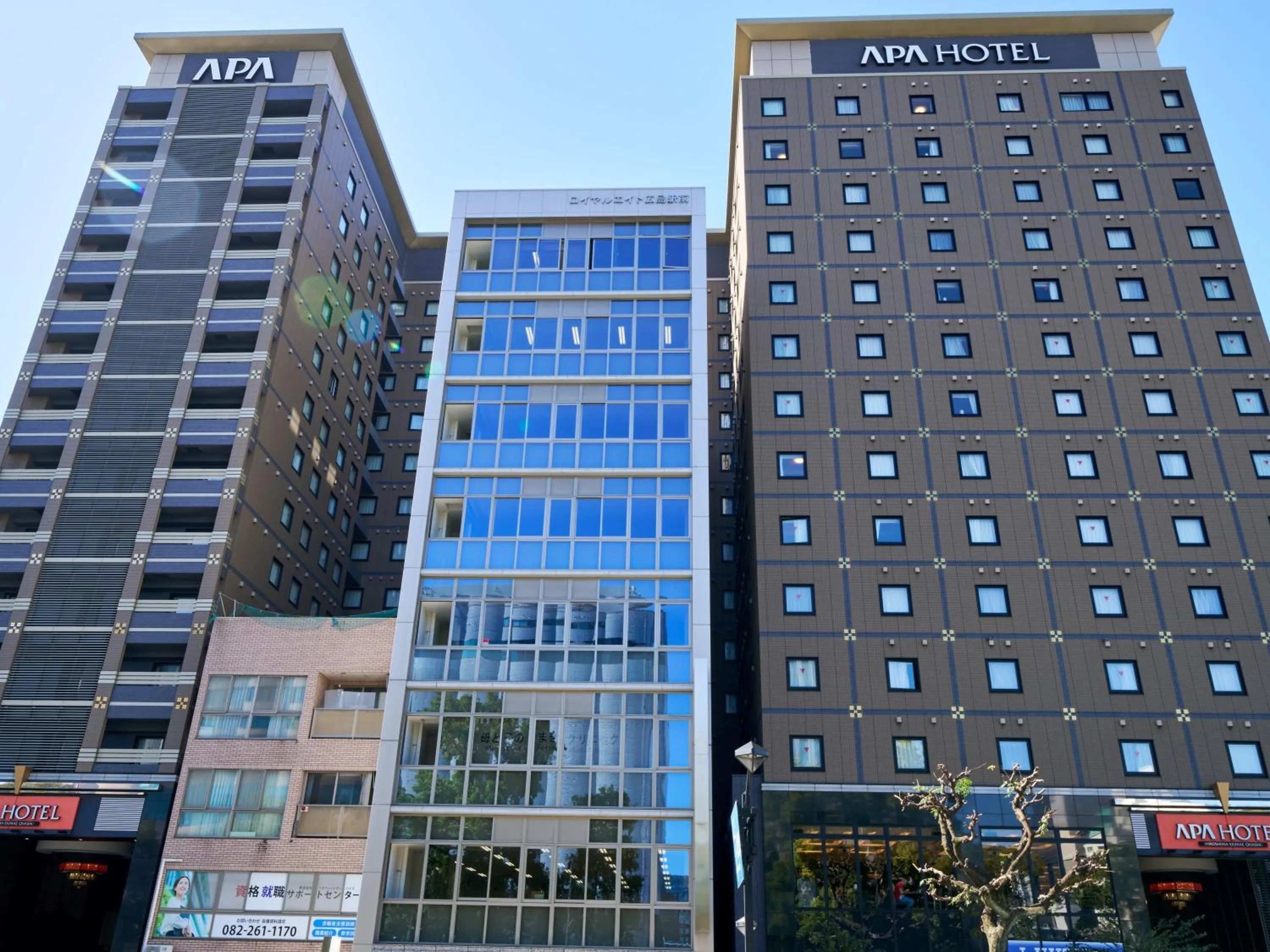 Facade/entrance in APA Hotel Hiroshima Ekimae Ohashi