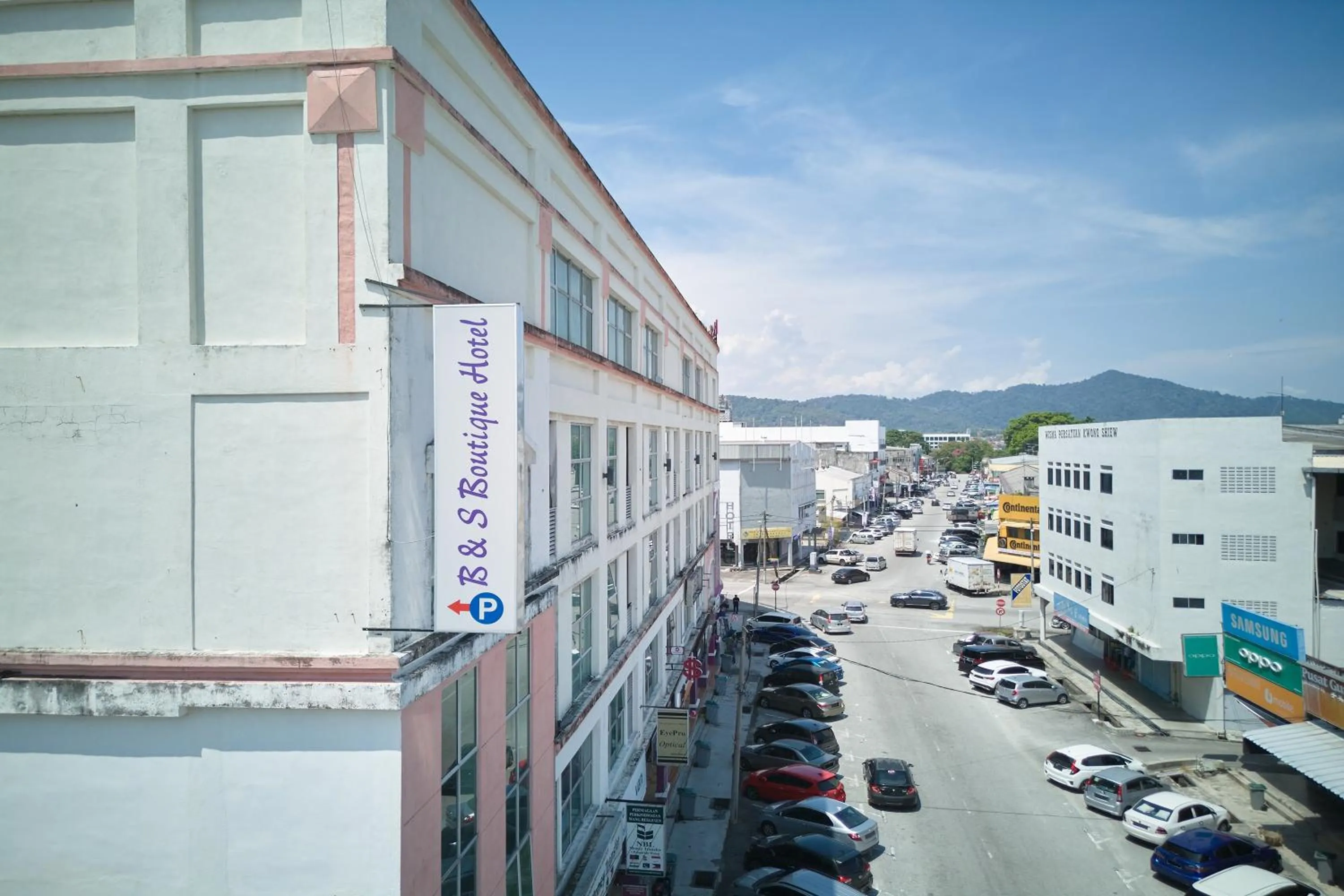 Property building in B&S Boutique Hotel