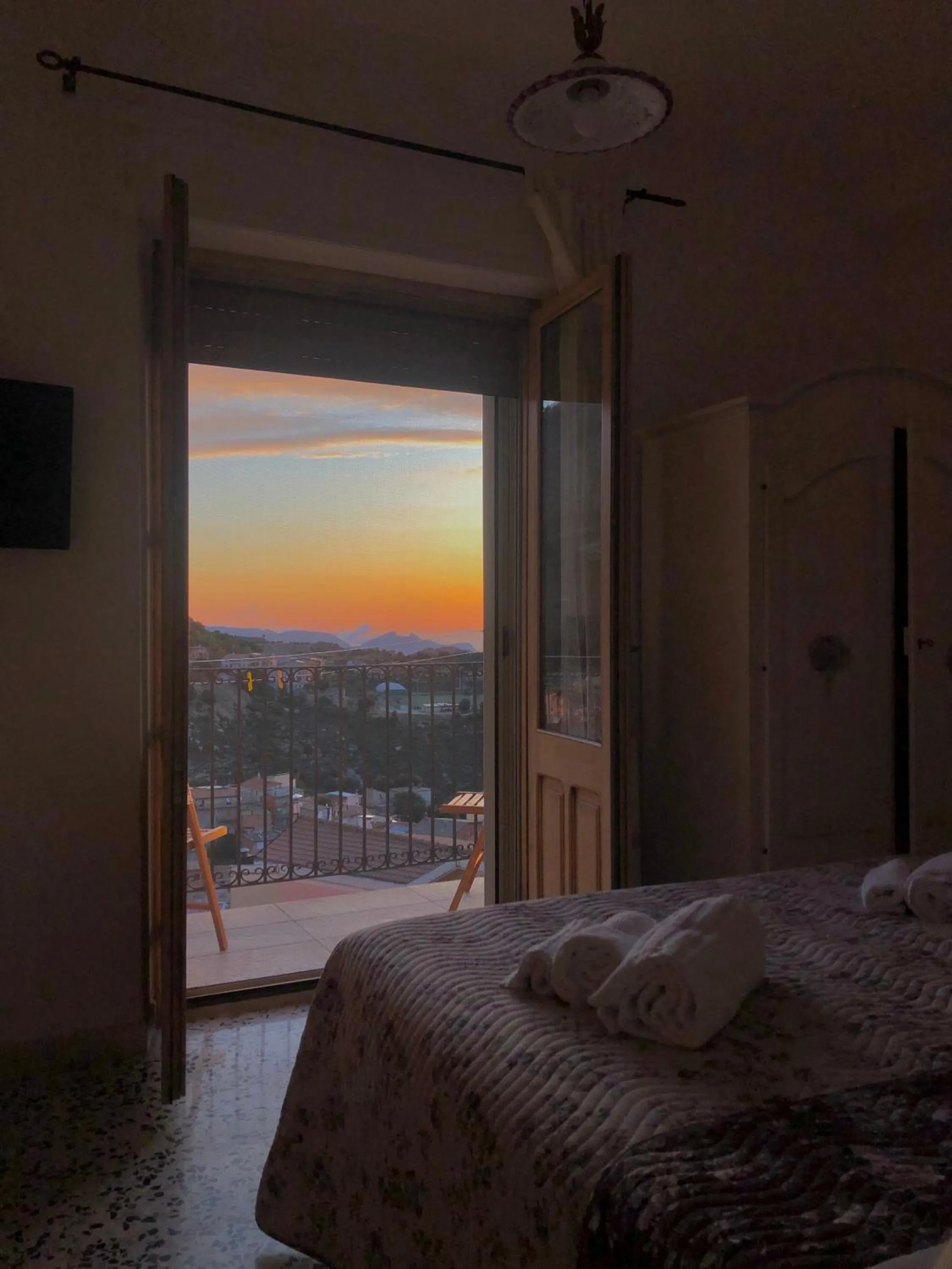 Natural landscape, Bed in B&B Aria Ona