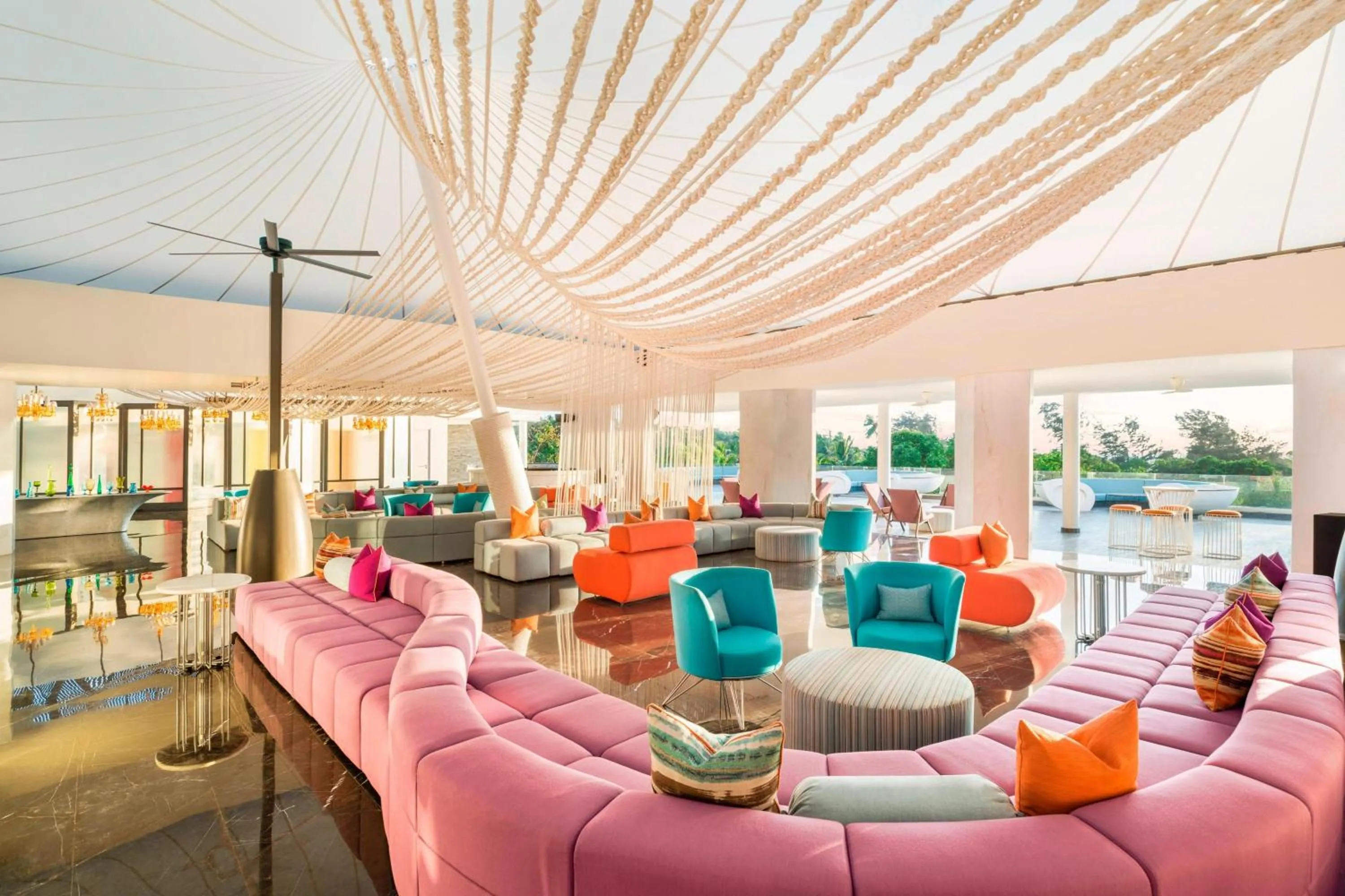 Lobby or reception in W Goa