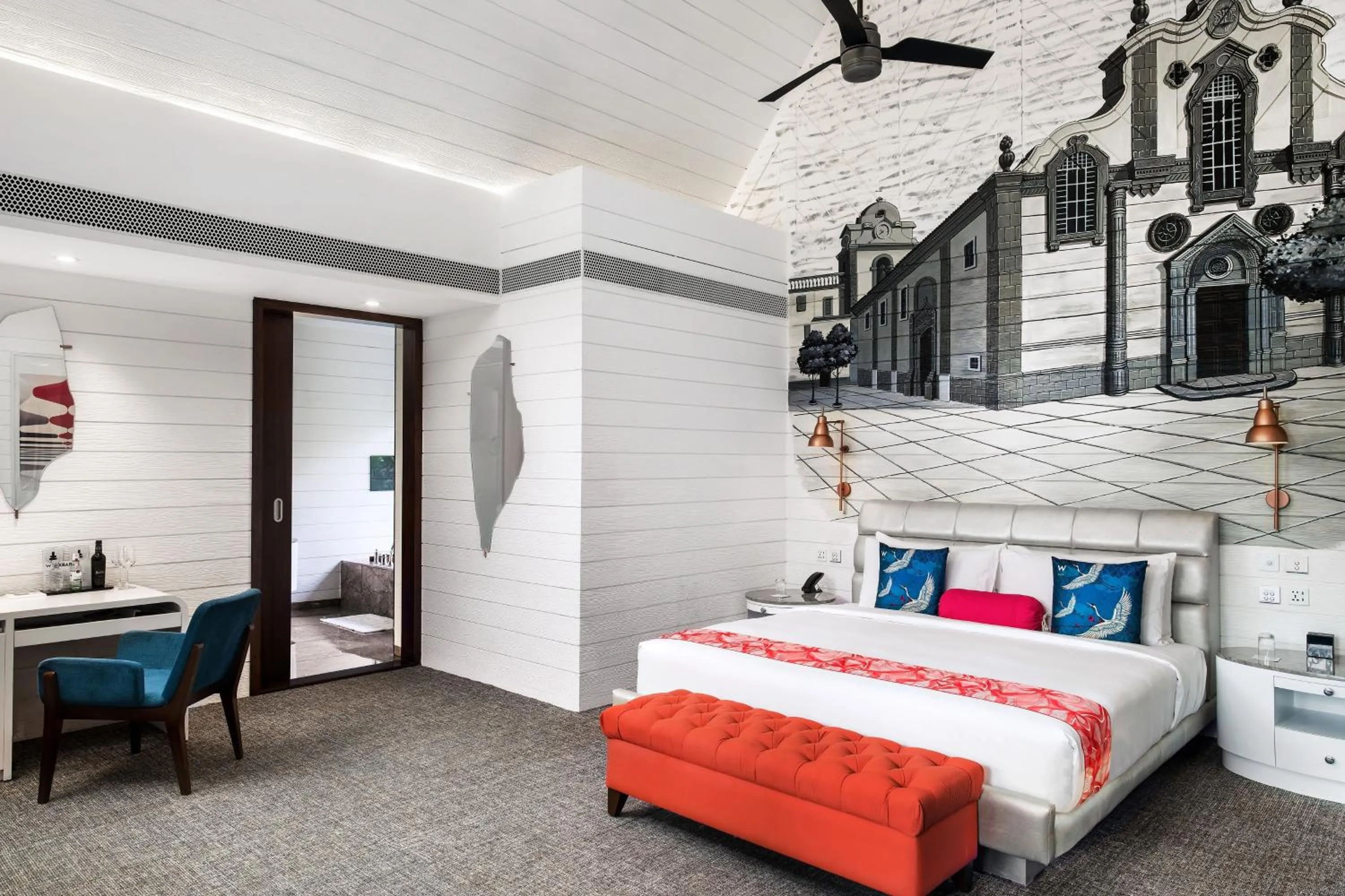 Bedroom, Bed in W Goa