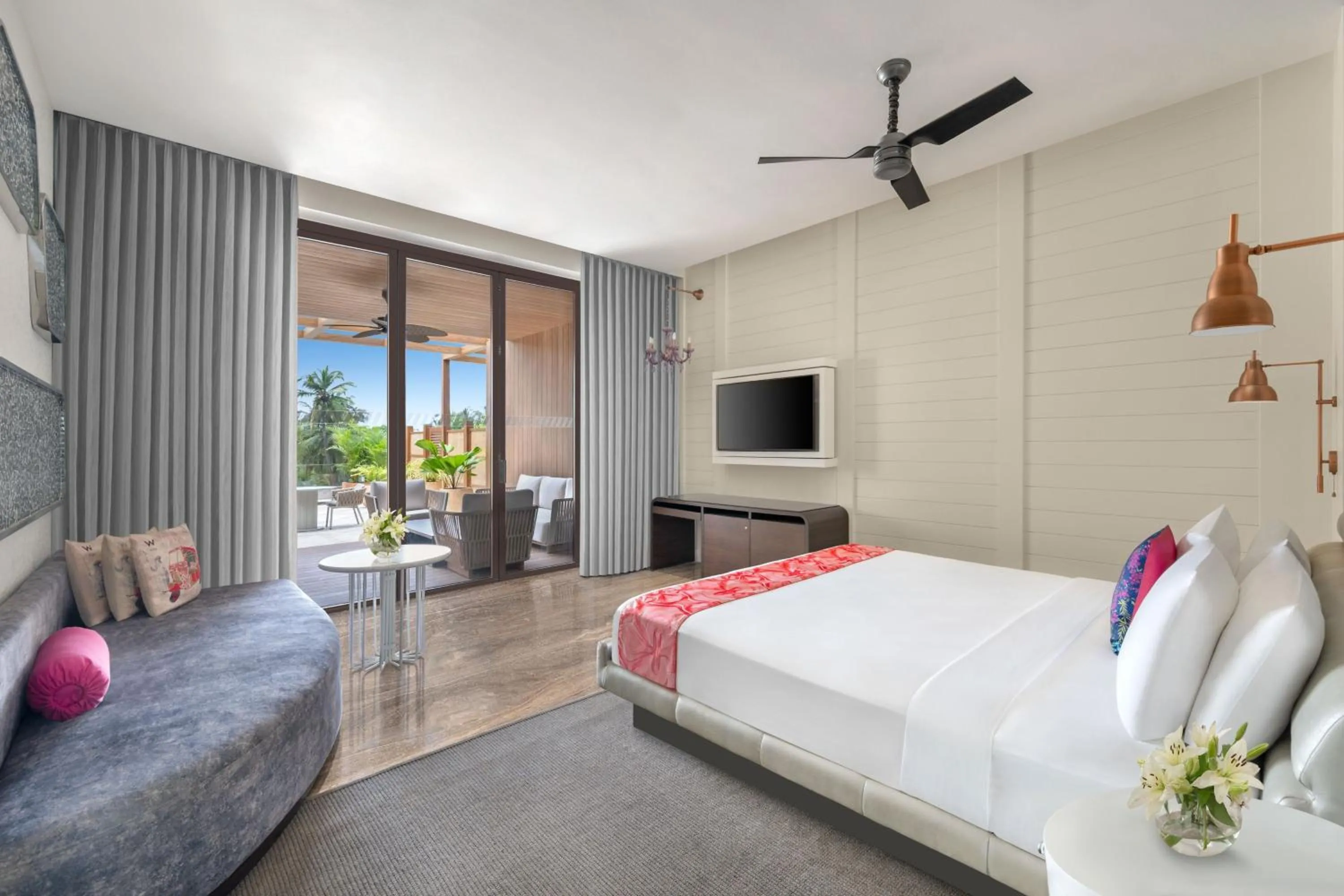 Bedroom, Bed in W Goa