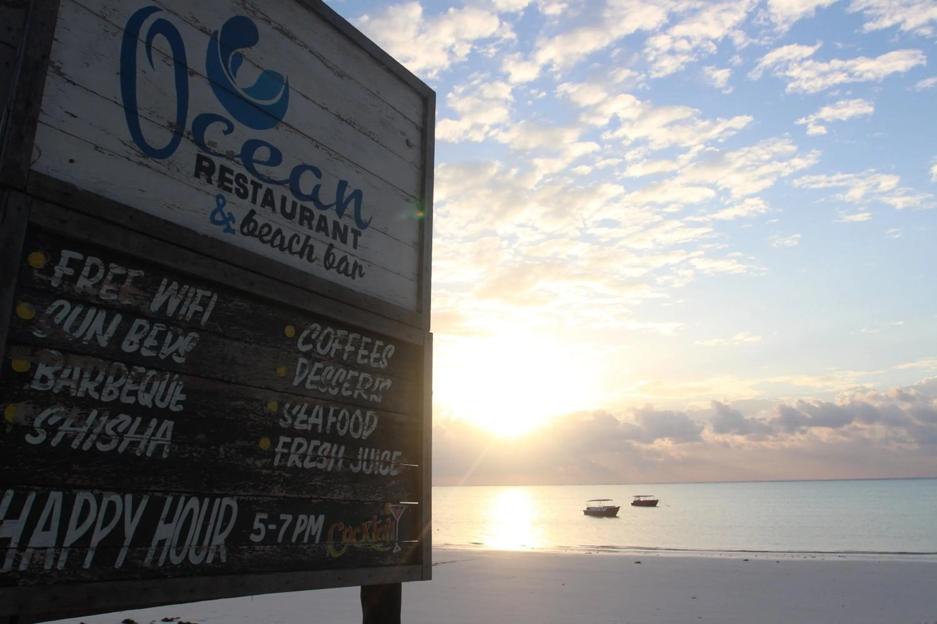 Sea view in Paje Beach Apartments & Hotel