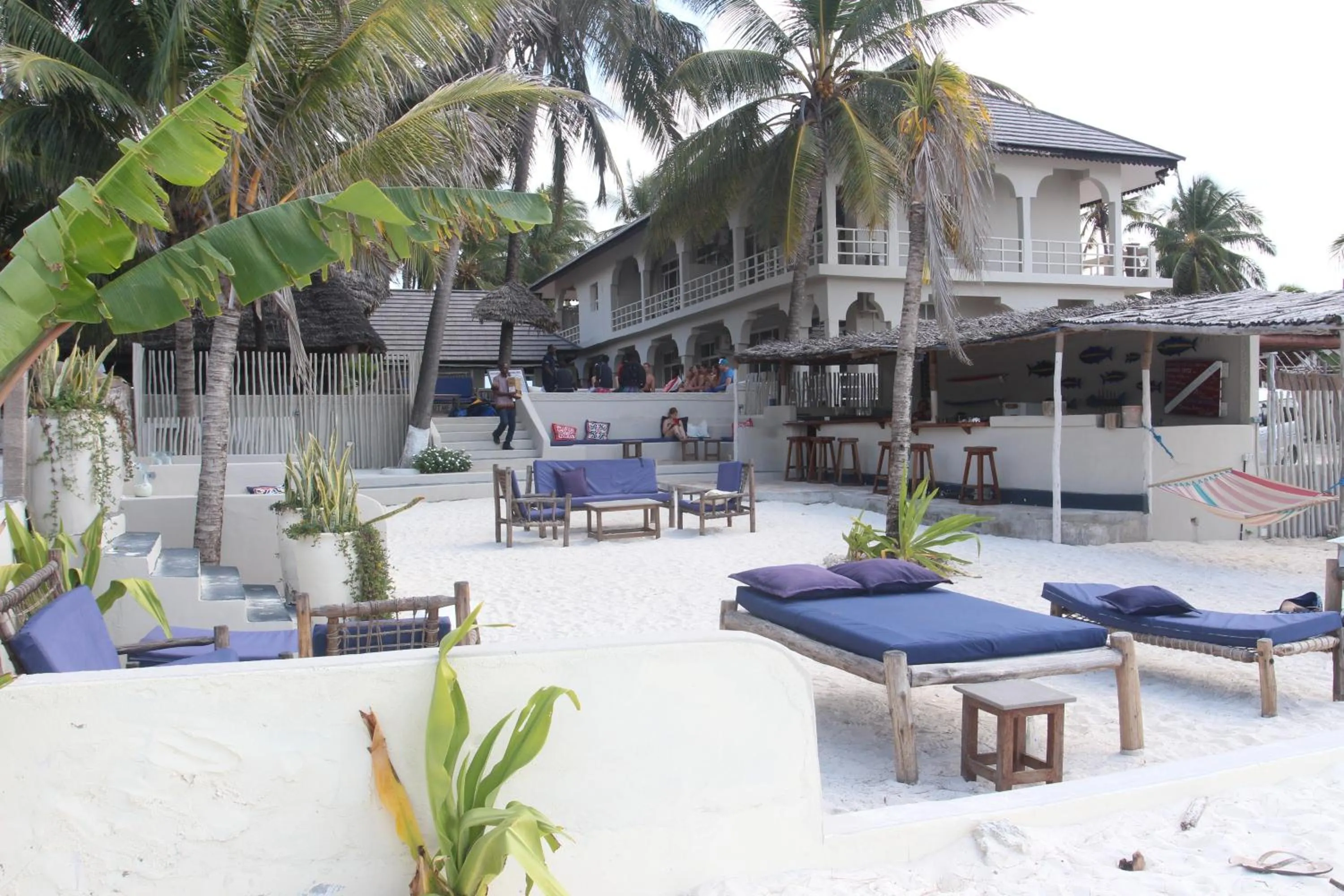 Lounge or bar in Paje Beach Apartments & Hotel