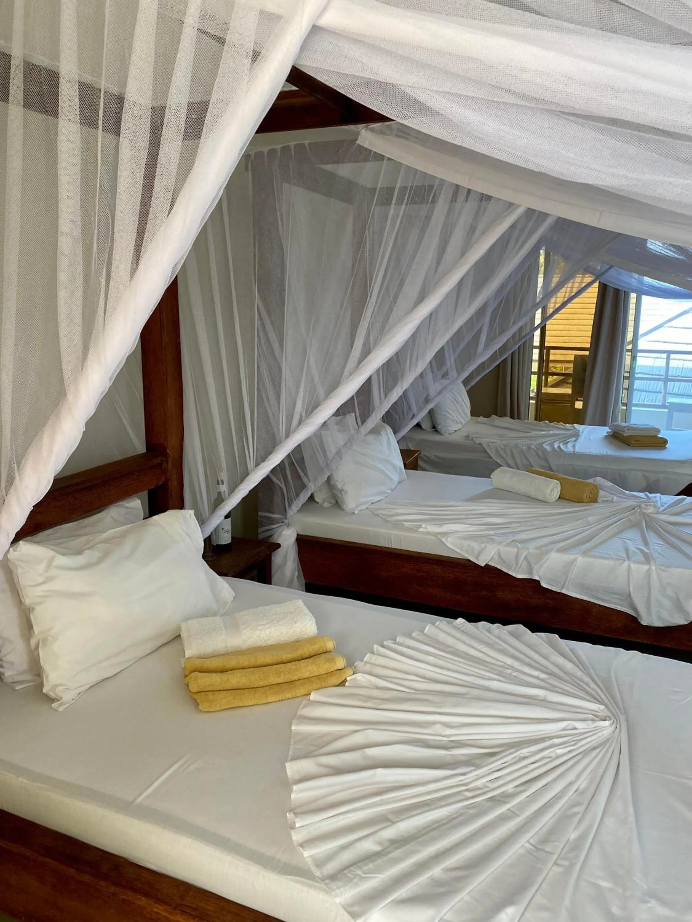 Bedroom, Bed in Paje Beach Apartments & Hotel