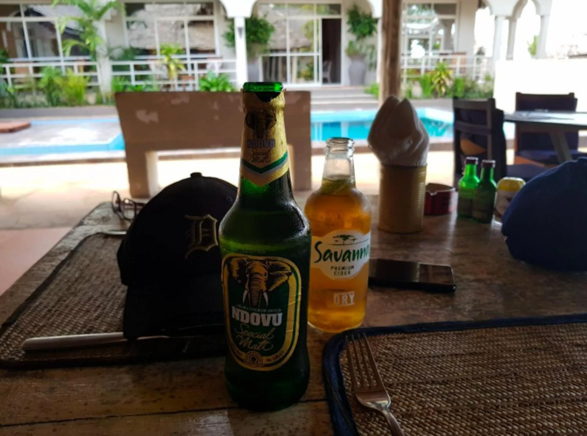 Drinks in Paje Beach Apartments & Hotel