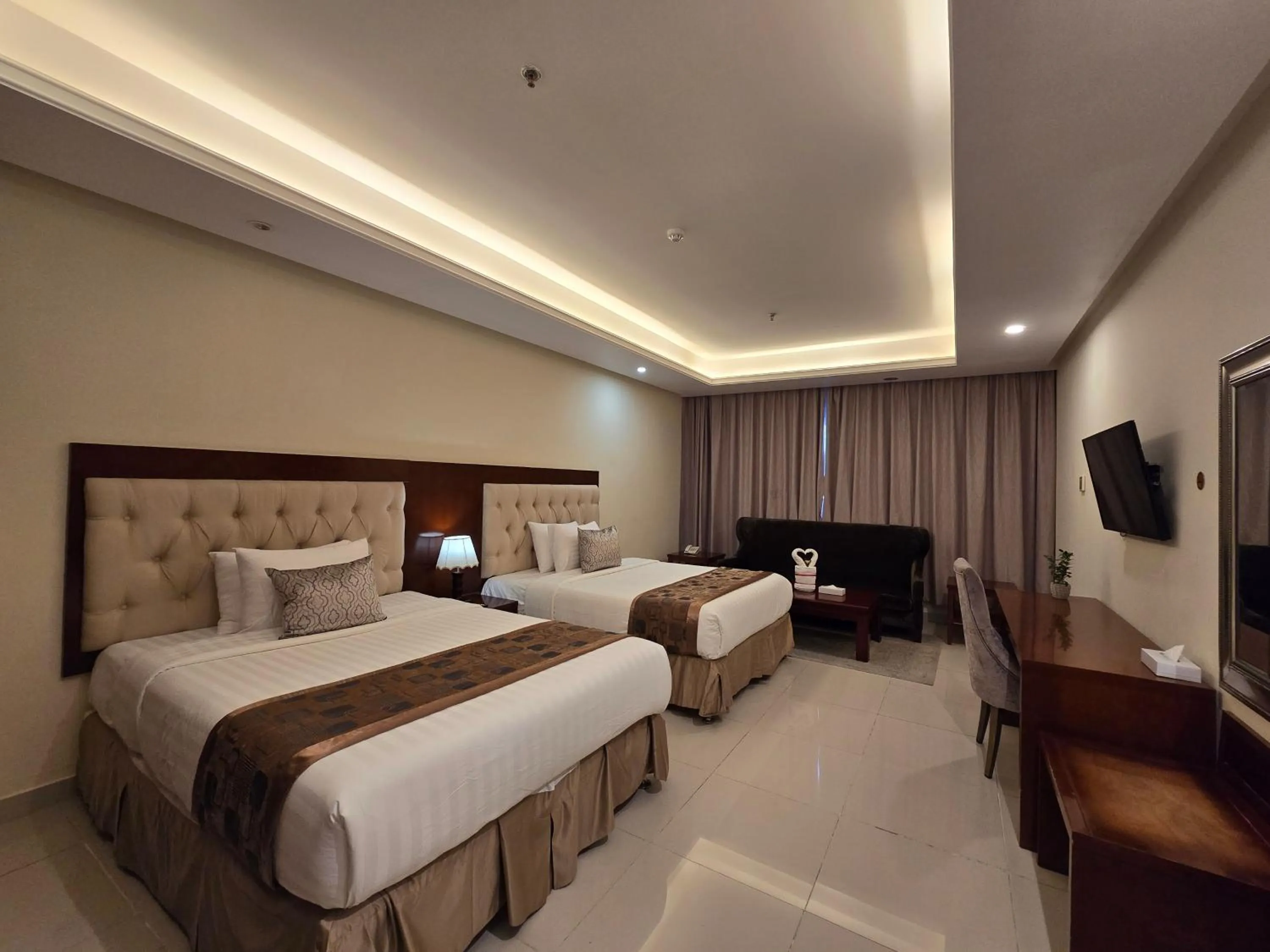 Bed in Dar Al Wedad Serviced Apartments