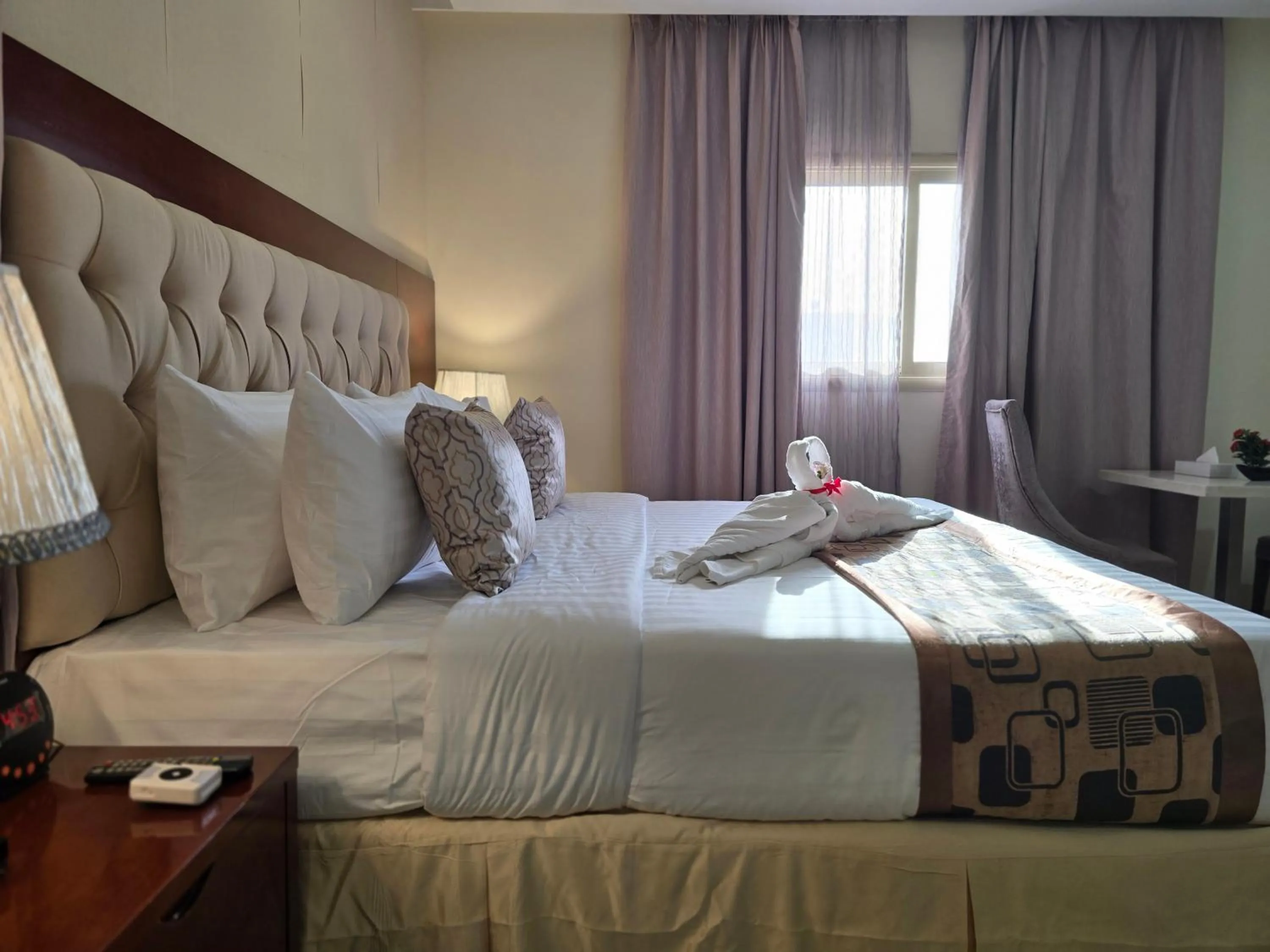 Bed in Dar Al Wedad Serviced Apartments