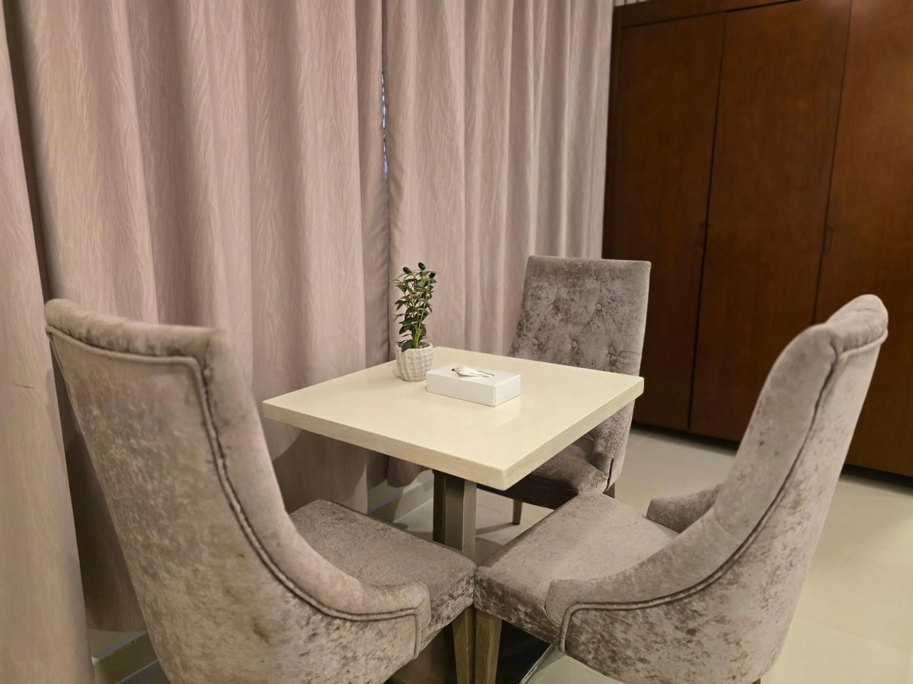 Dining area in Dar Al Wedad Serviced Apartments