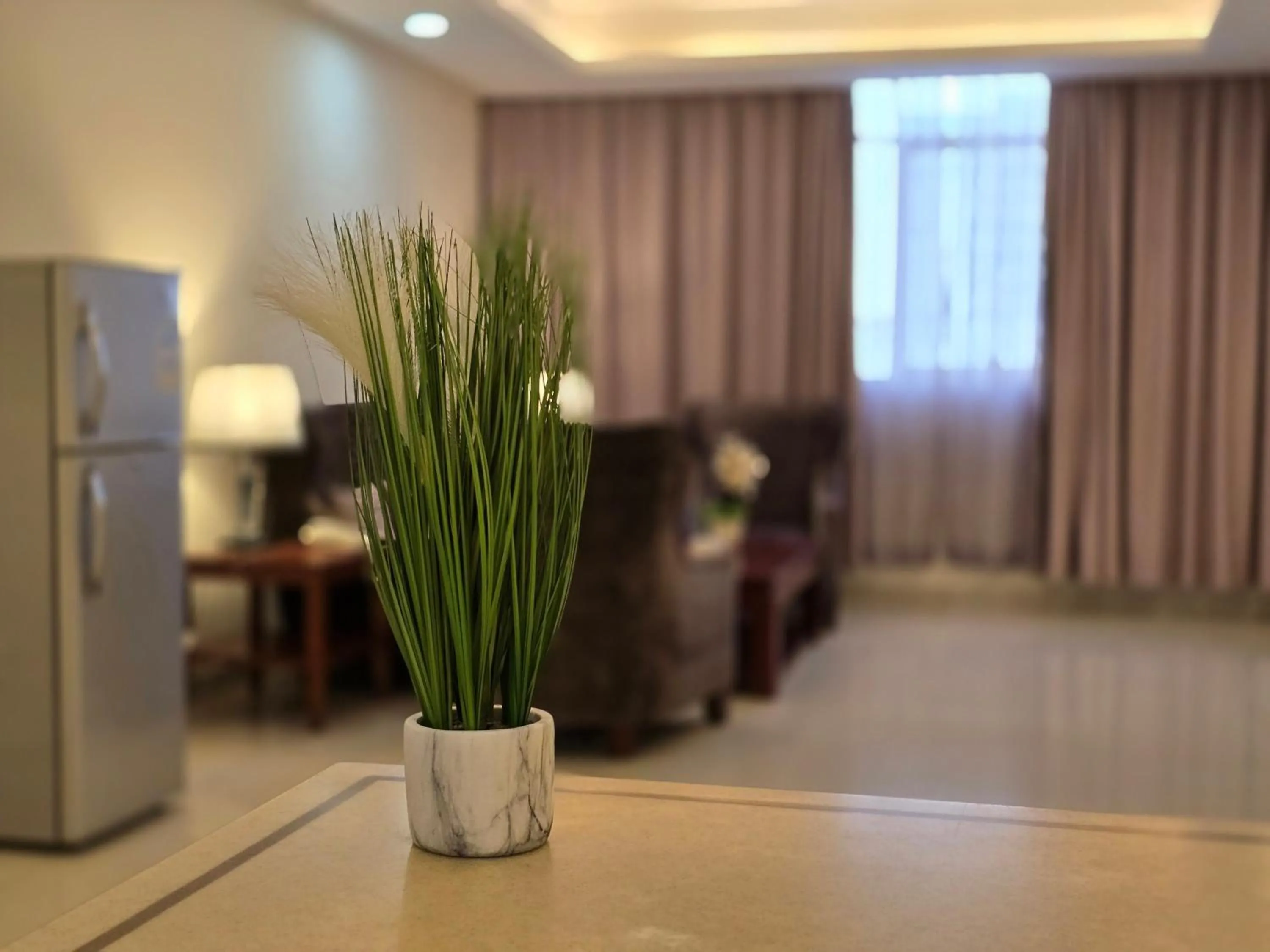 Kitchen or kitchenette in Dar Al Wedad Serviced Apartments