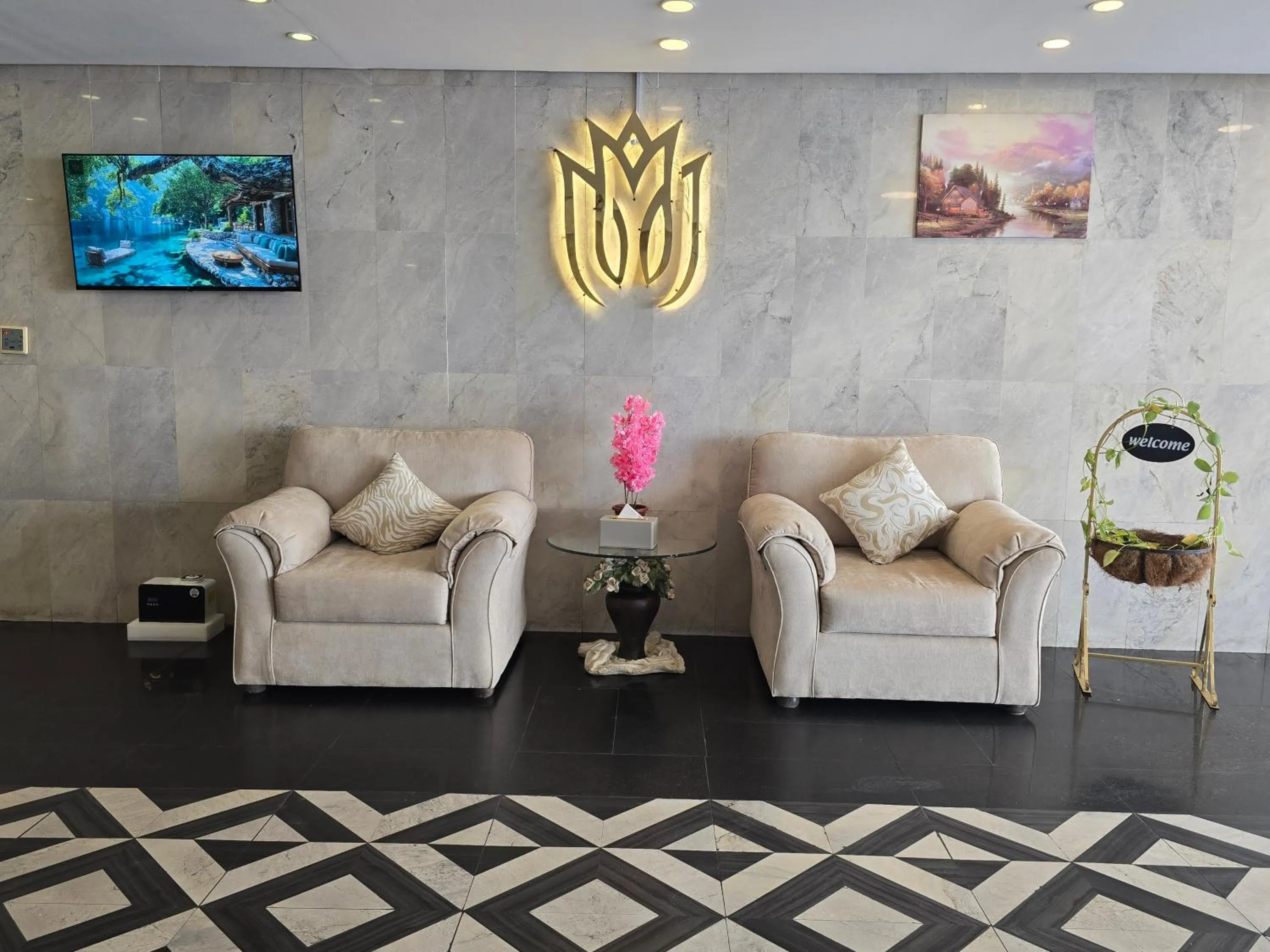 Lobby or reception in Dar Al Wedad Serviced Apartments