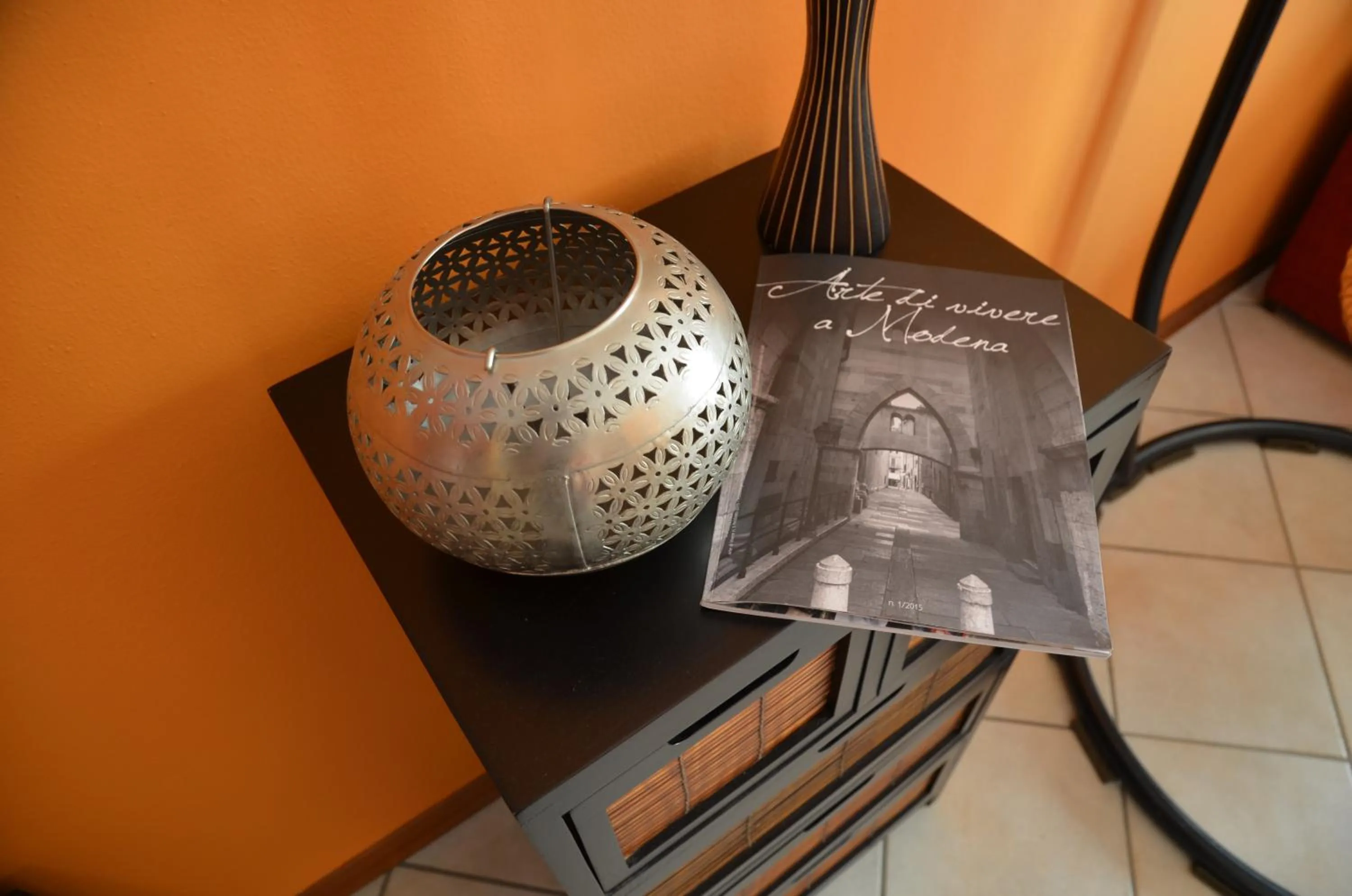 Decorative detail in La Casetta