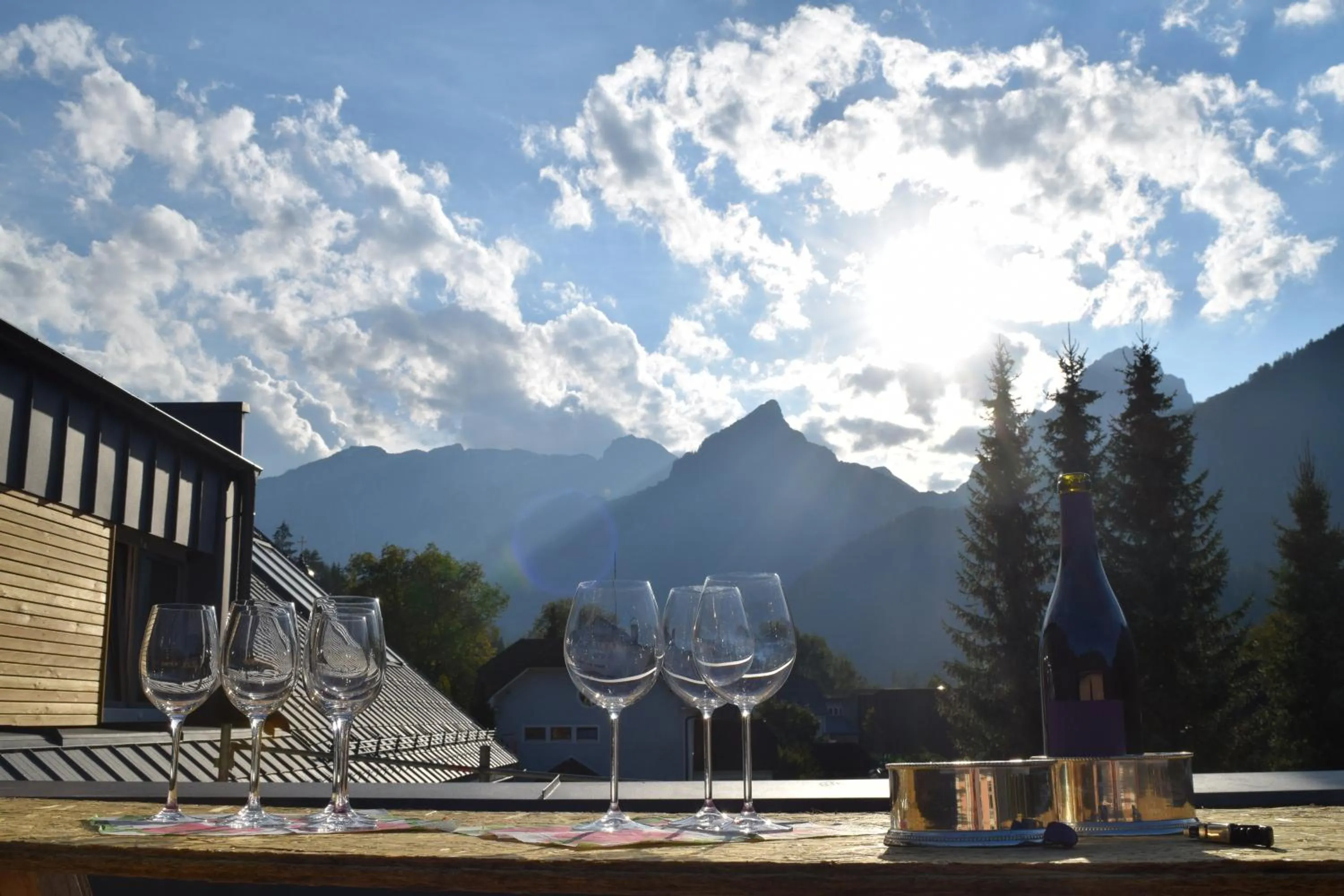 Balcony/Terrace in Fleischerei - Apartments, Cafe & Weinbar