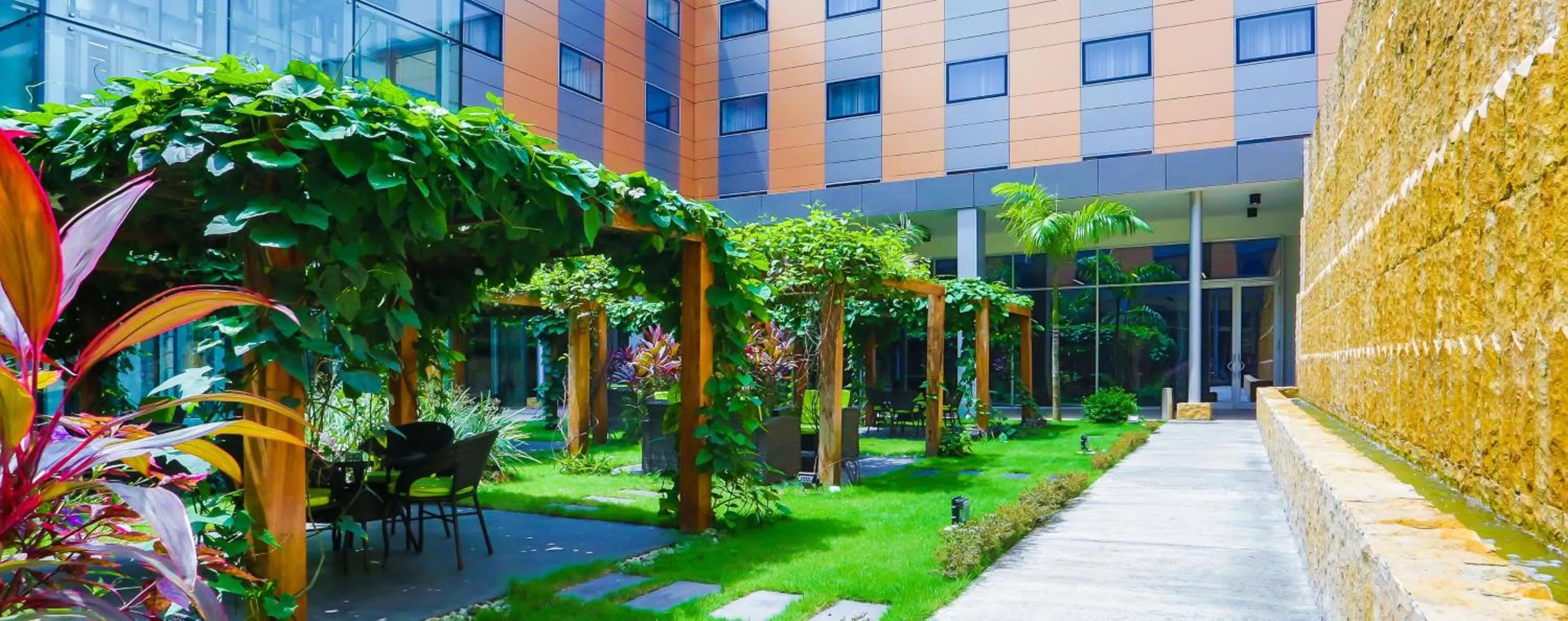 On site in Radisson Blu Hotel, Abidjan Airport