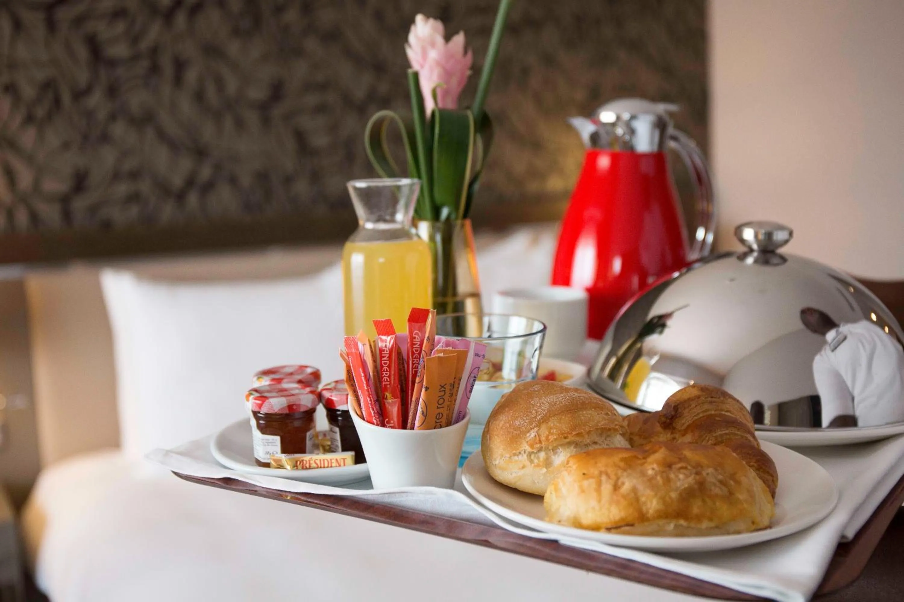 Buffet breakfast in Radisson Blu Hotel, Abidjan Airport