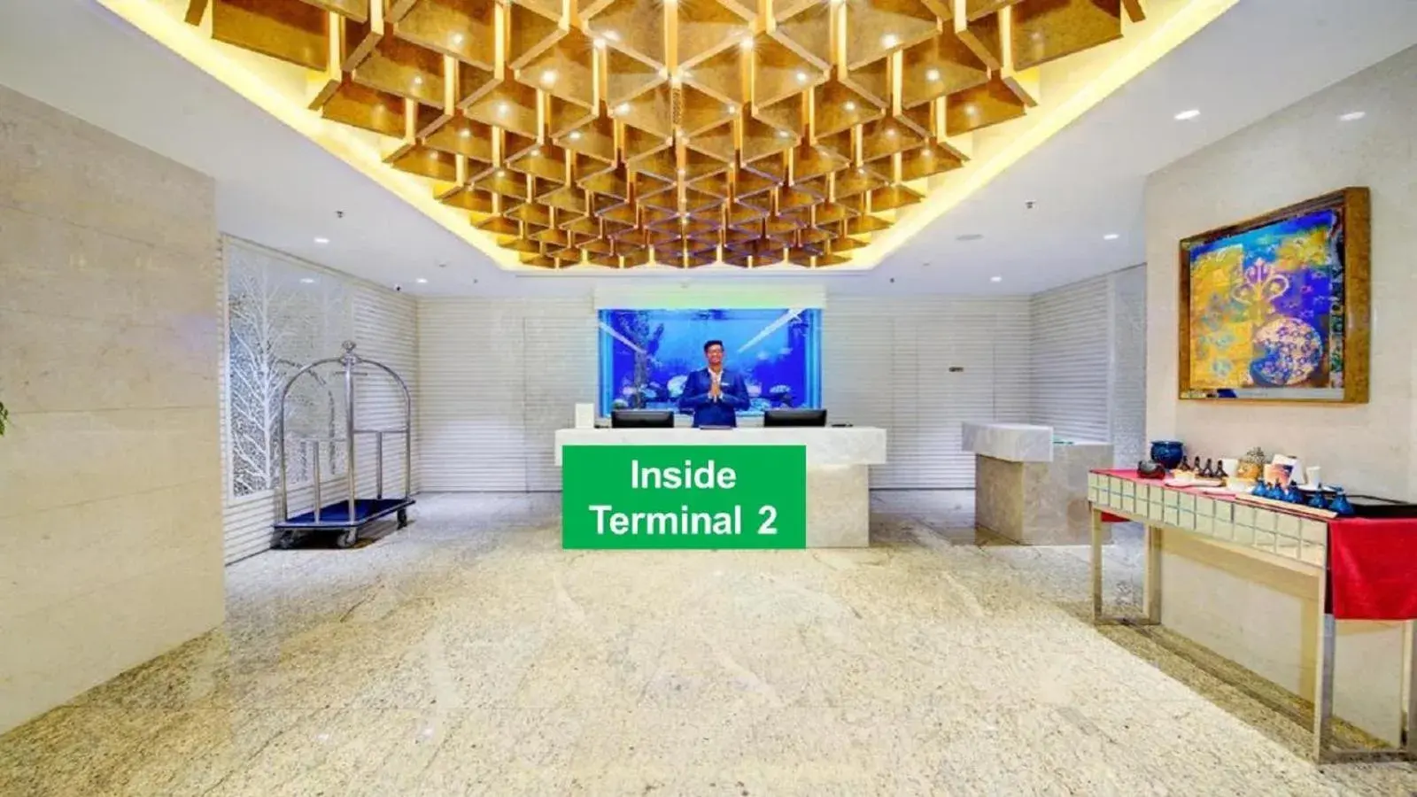 Lobby or reception in Niranta Transit Hotel Mumbai Airport - At Arrivals Lobby or reception in Niranta Transit Hotel Mumbai Airport - At Arrivals