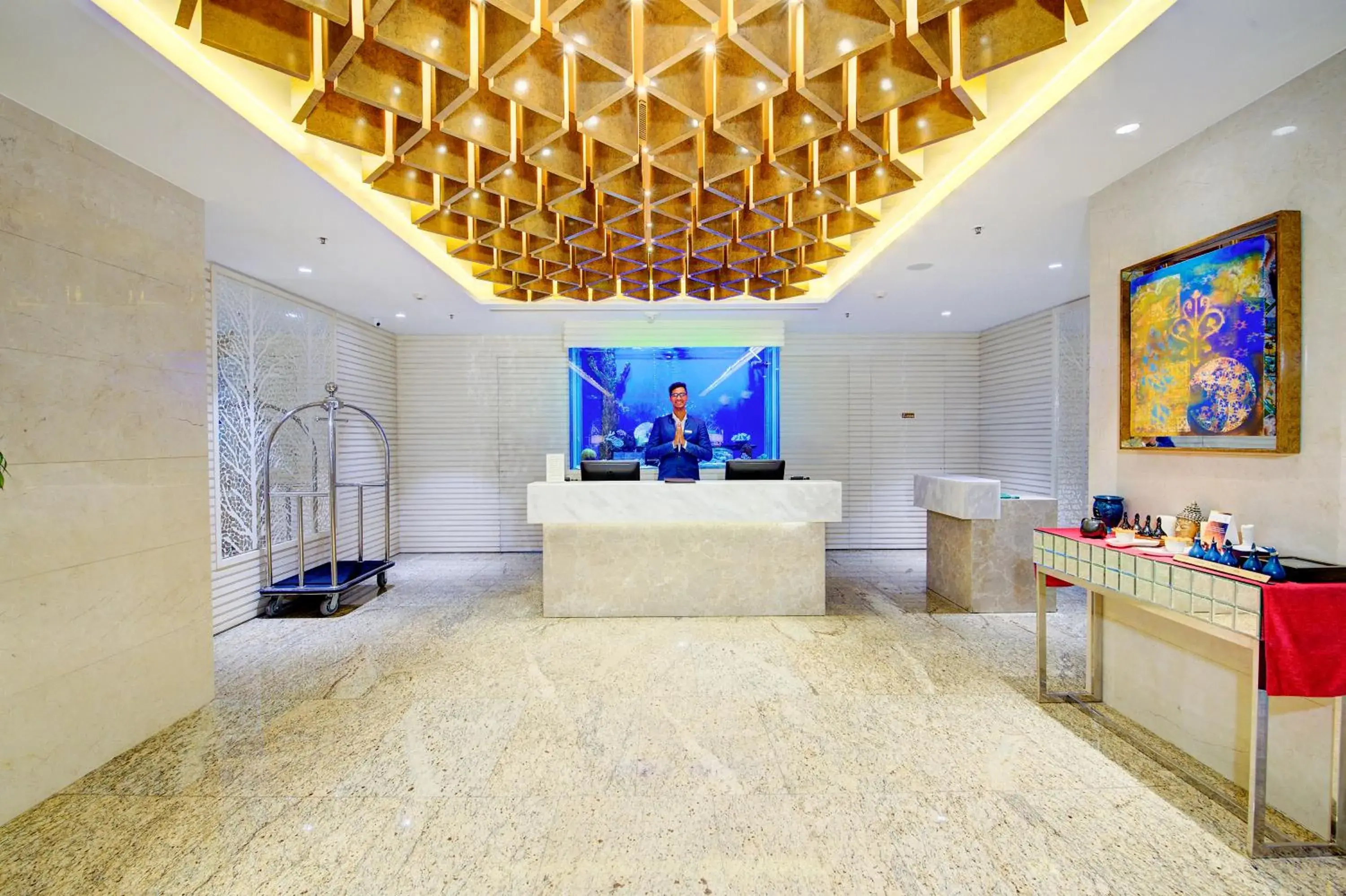 Lobby or reception in Niranta Transit Hotel Mumbai Airport - At Arrivals Lobby or reception in Niranta Transit Hotel Mumbai Airport - At Arrivals