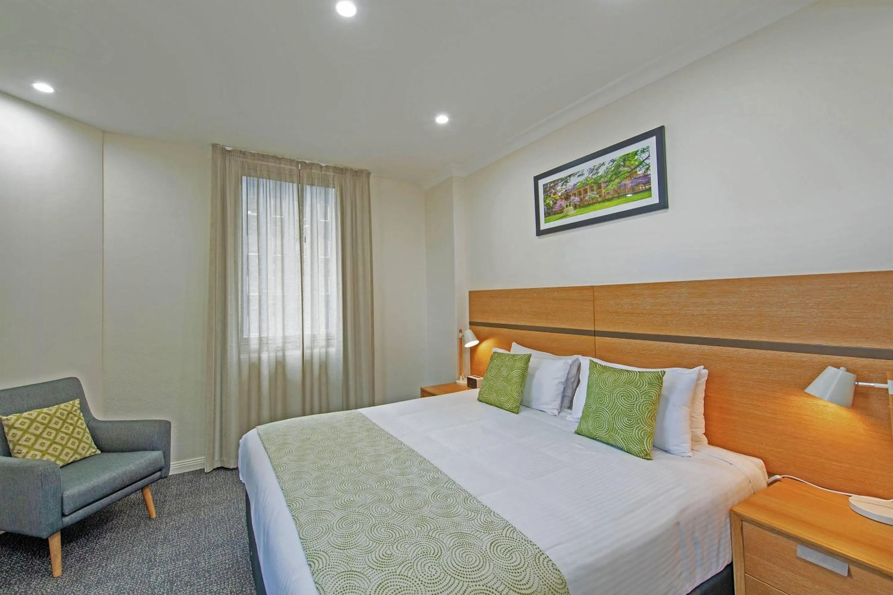 Bedroom, Bed in Quality Apartments Adelaide Central