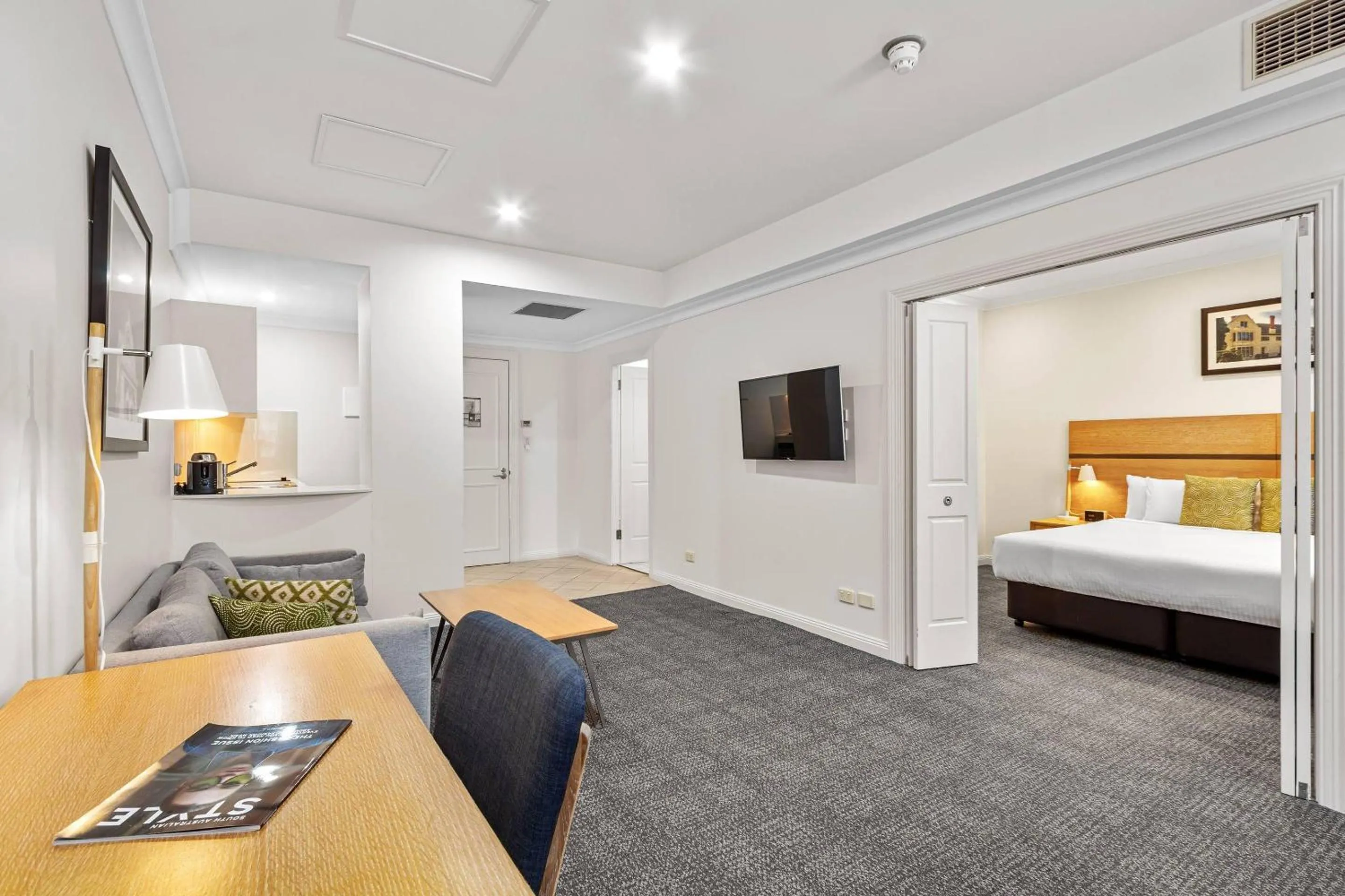 Bedroom, Bed in Quality Apartments Adelaide Central