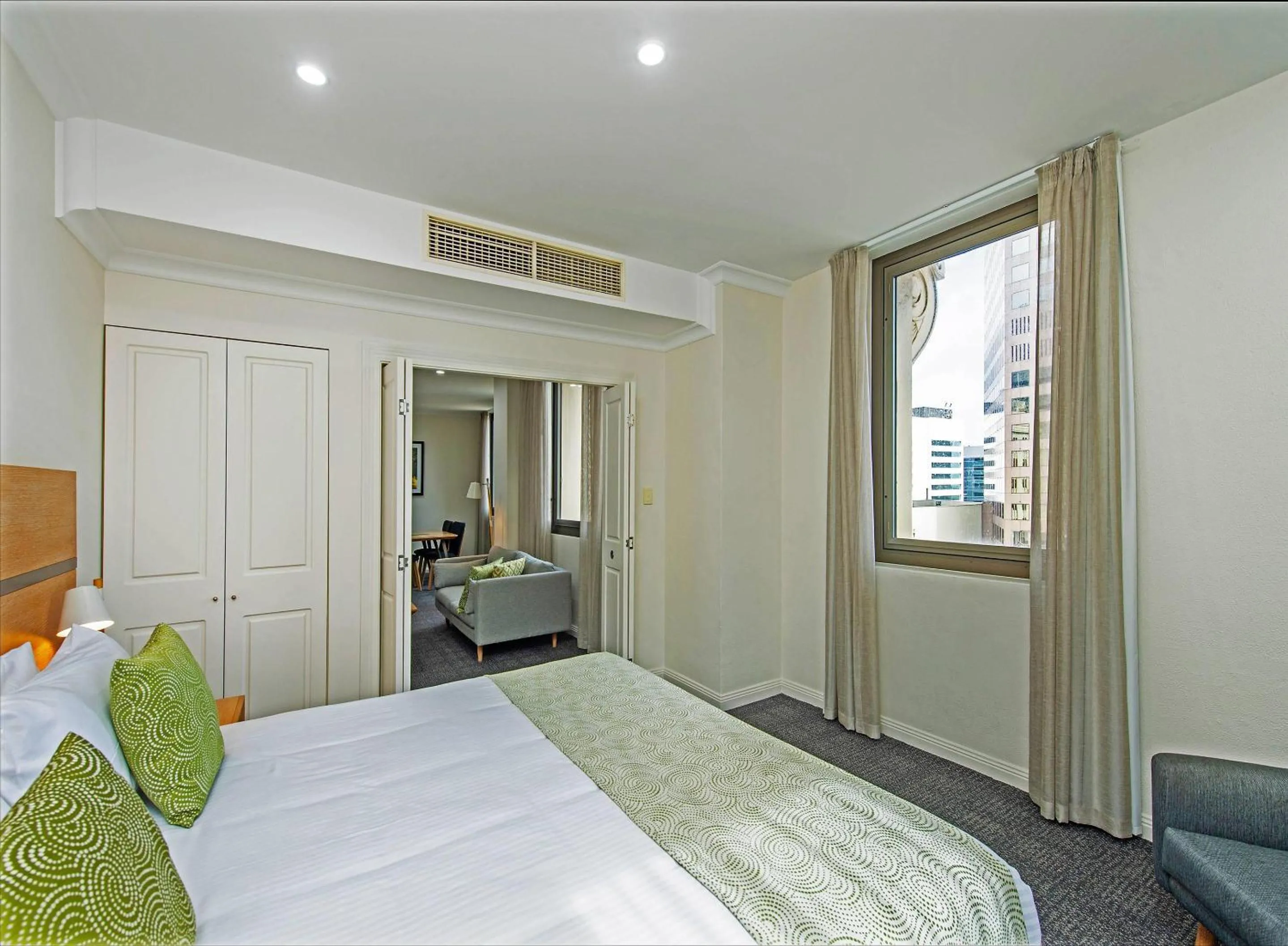Bedroom, Bed in Quality Apartments Adelaide Central