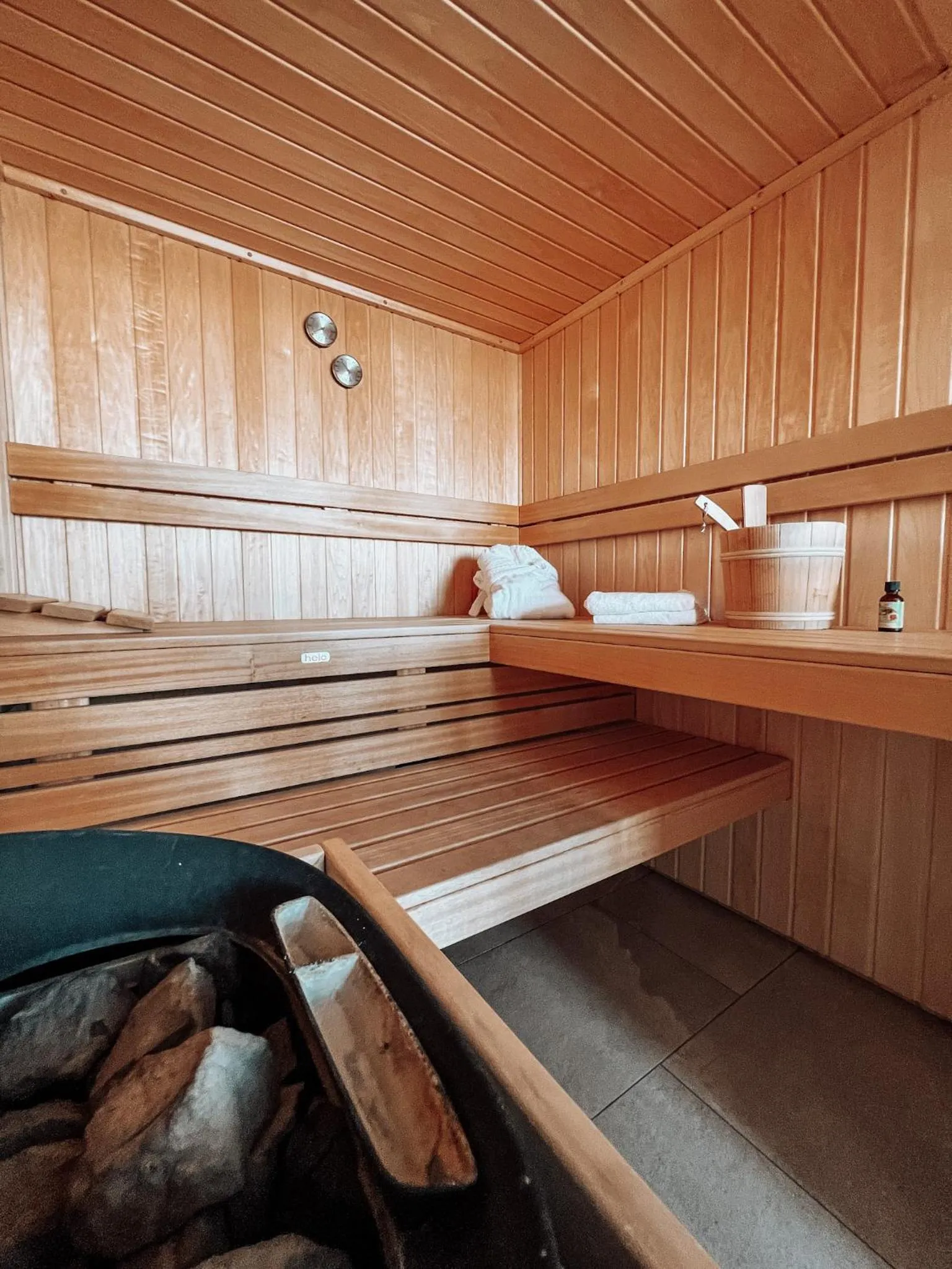 Sauna in Ostsee-Strandhaus-Holnis