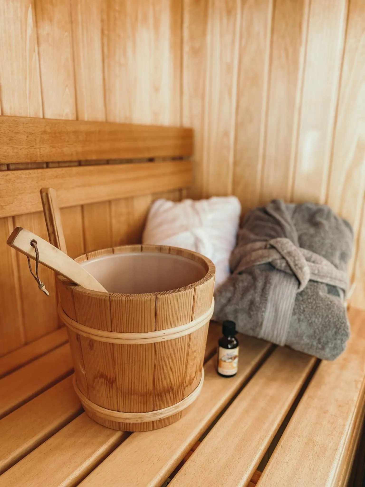 Sauna in Ostsee-Strandhaus-Holnis