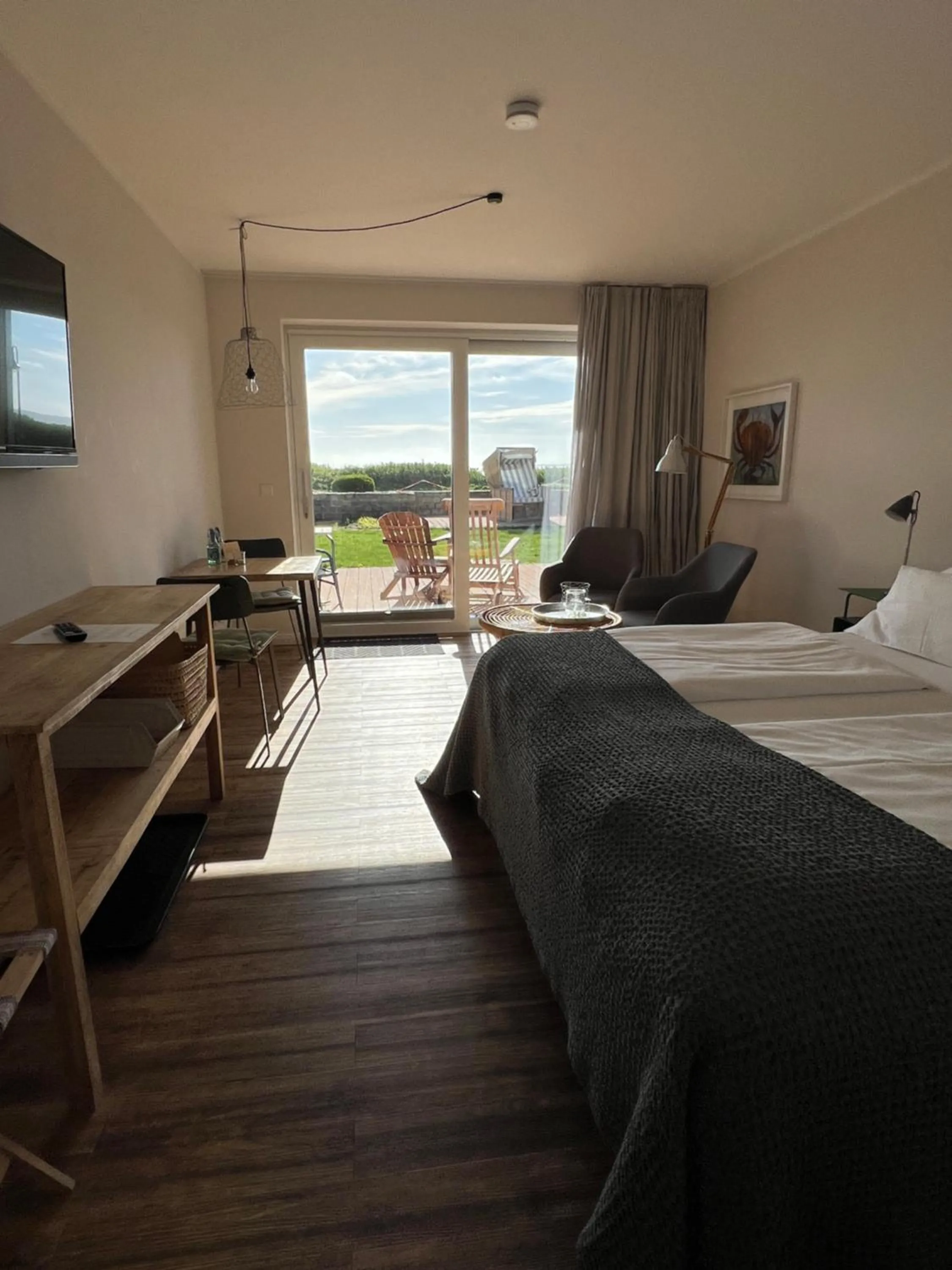 Bed in Ostsee-Strandhaus-Holnis