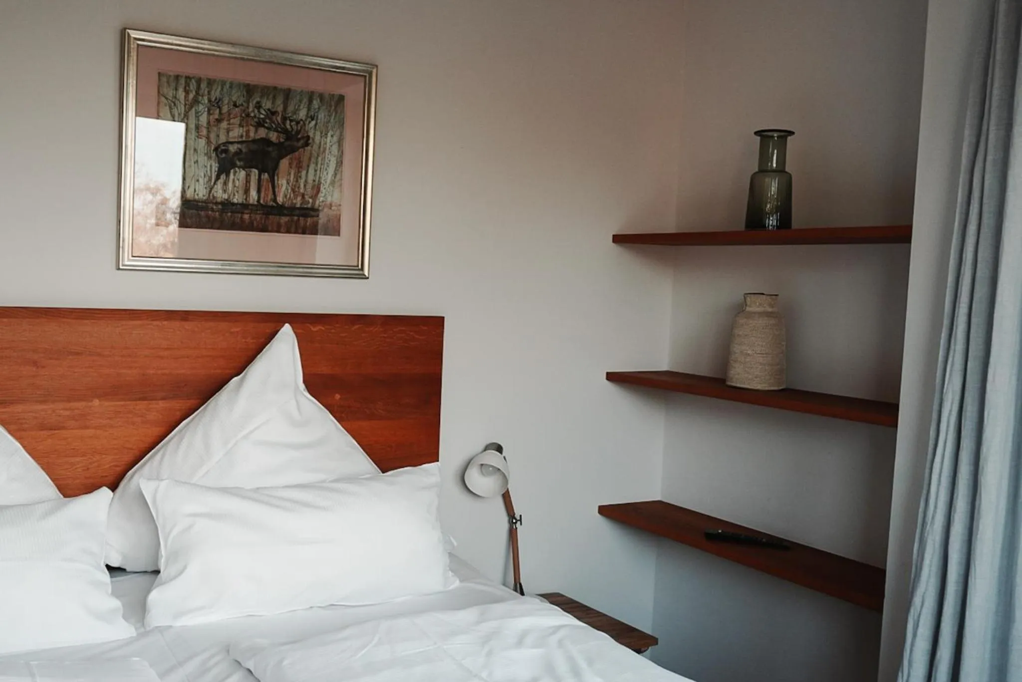 Bed in Ostsee-Strandhaus-Holnis