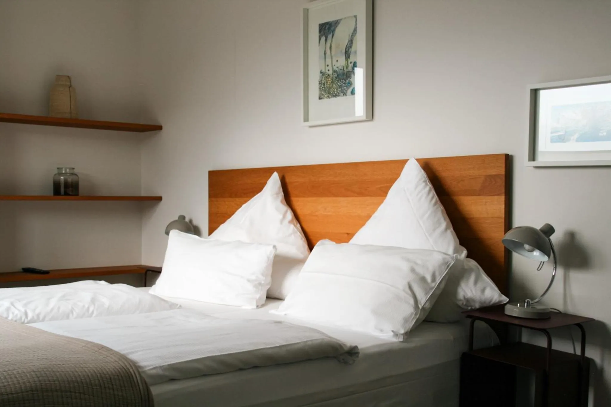 Bed in Ostsee-Strandhaus-Holnis