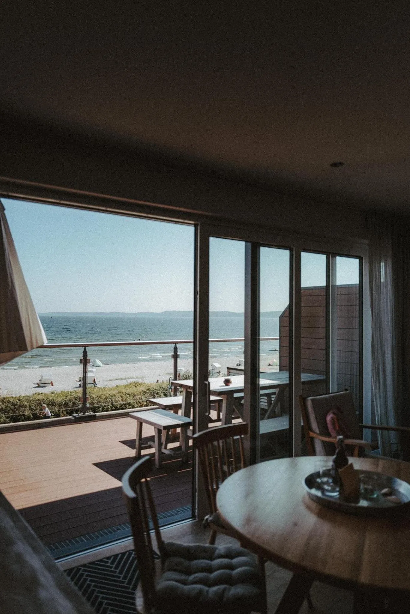 Balcony/Terrace in Ostsee-Strandhaus-Holnis
