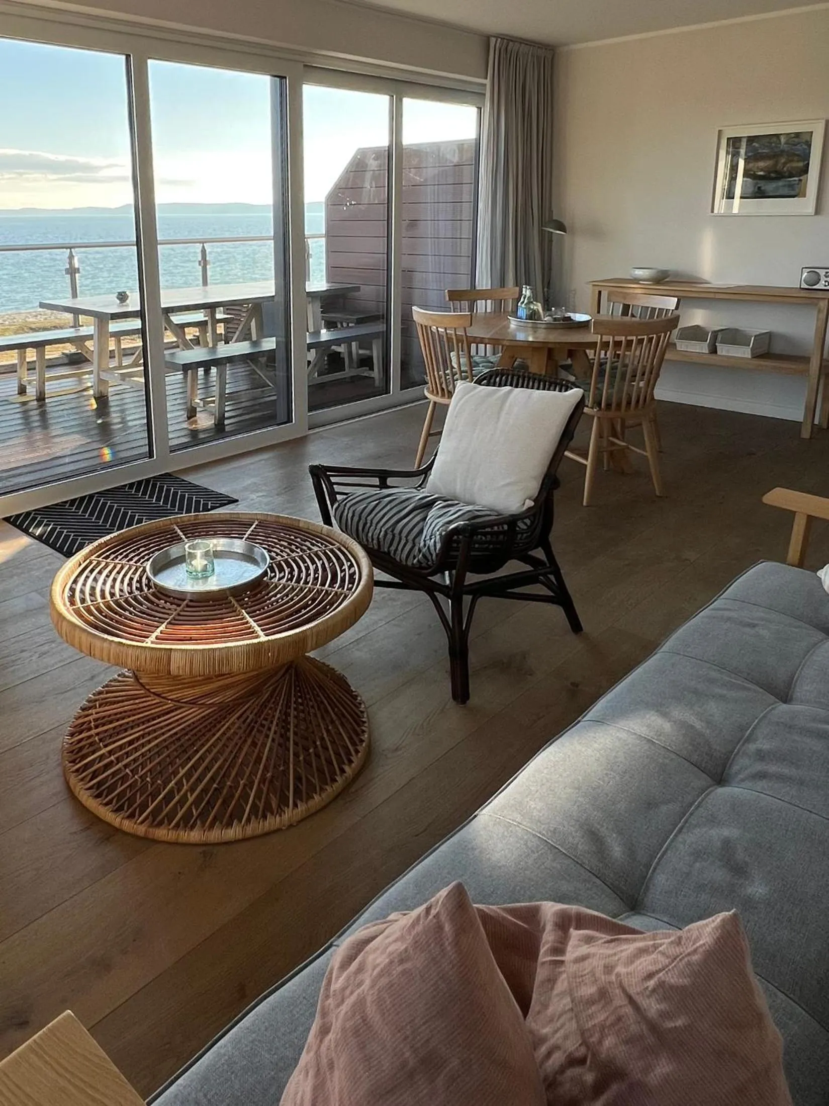 Living room in Ostsee-Strandhaus-Holnis