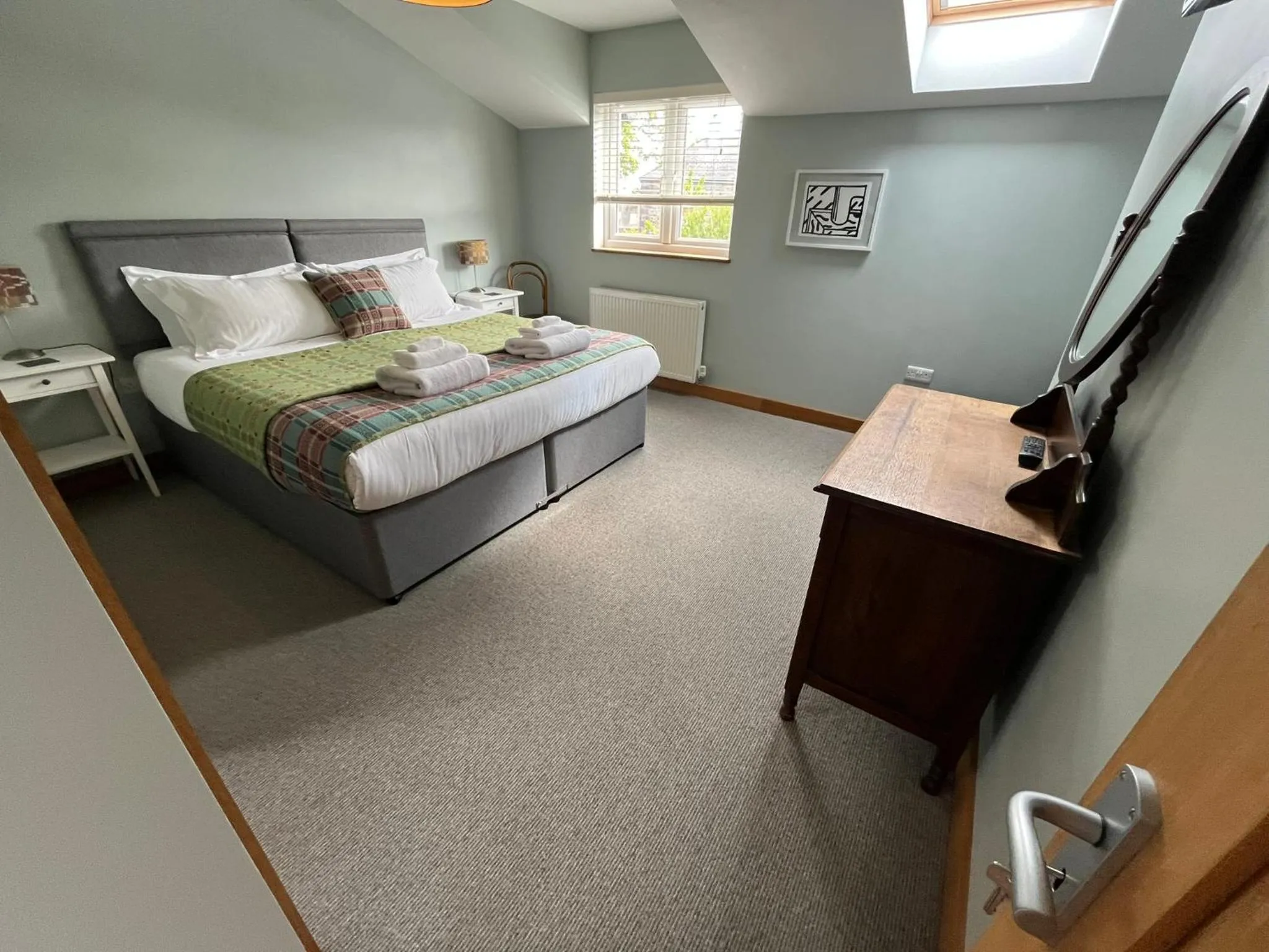 Bathroom, Bed in Ty Boia Bed & Breakfast