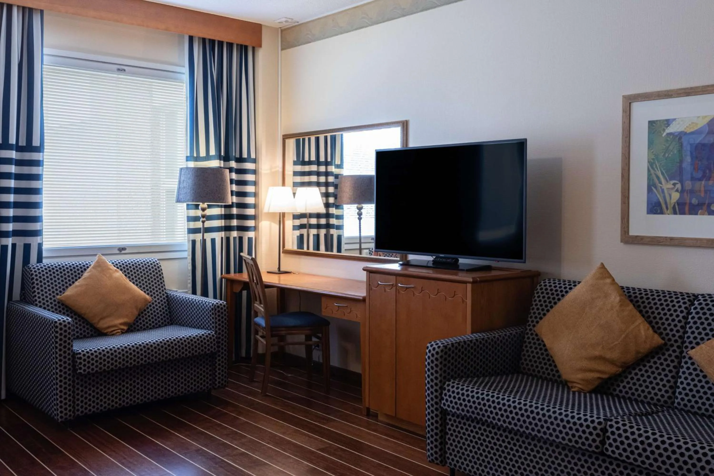 Bedroom in Scandic Eden Nokia