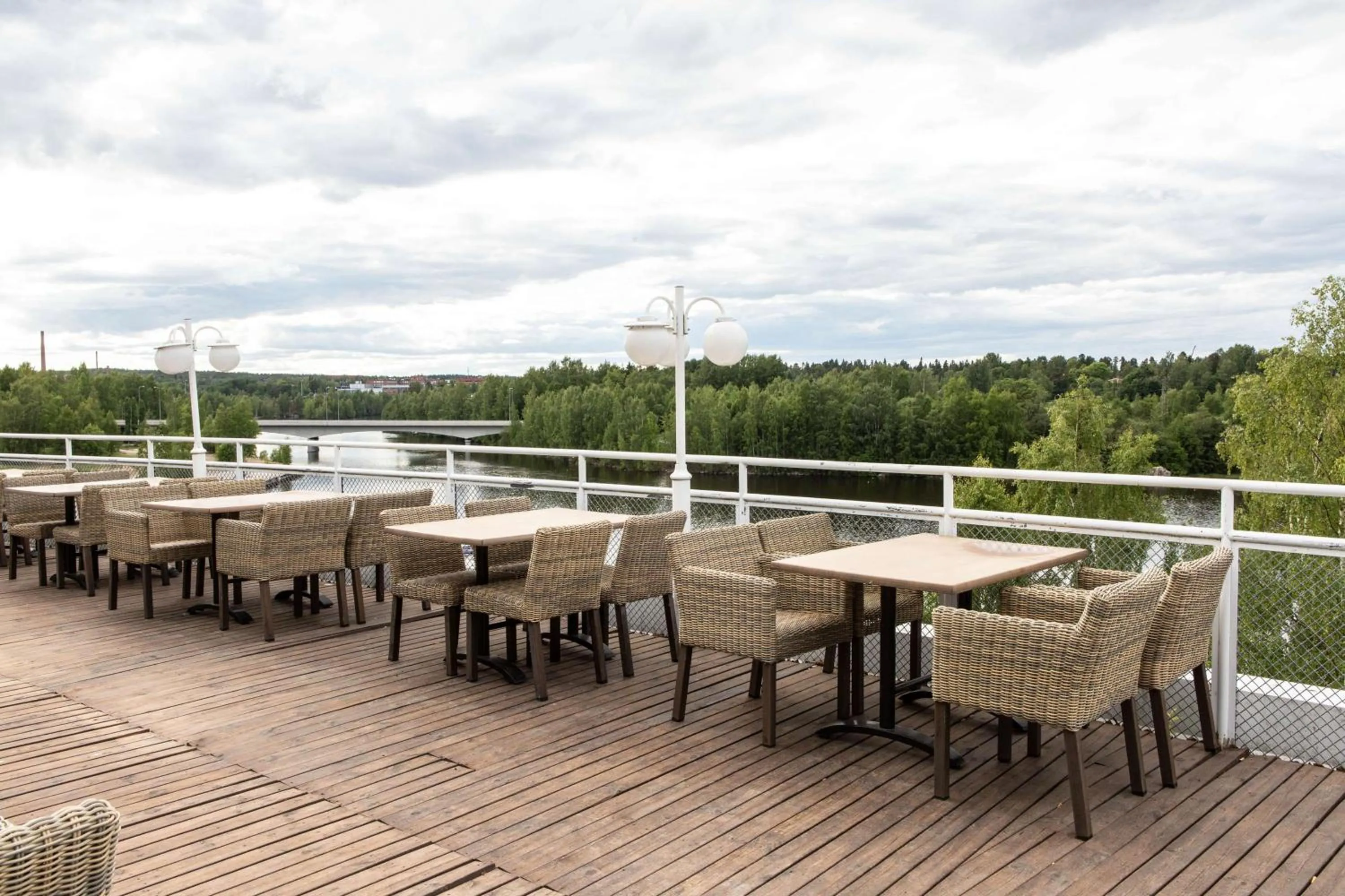 Patio in Scandic Eden Nokia