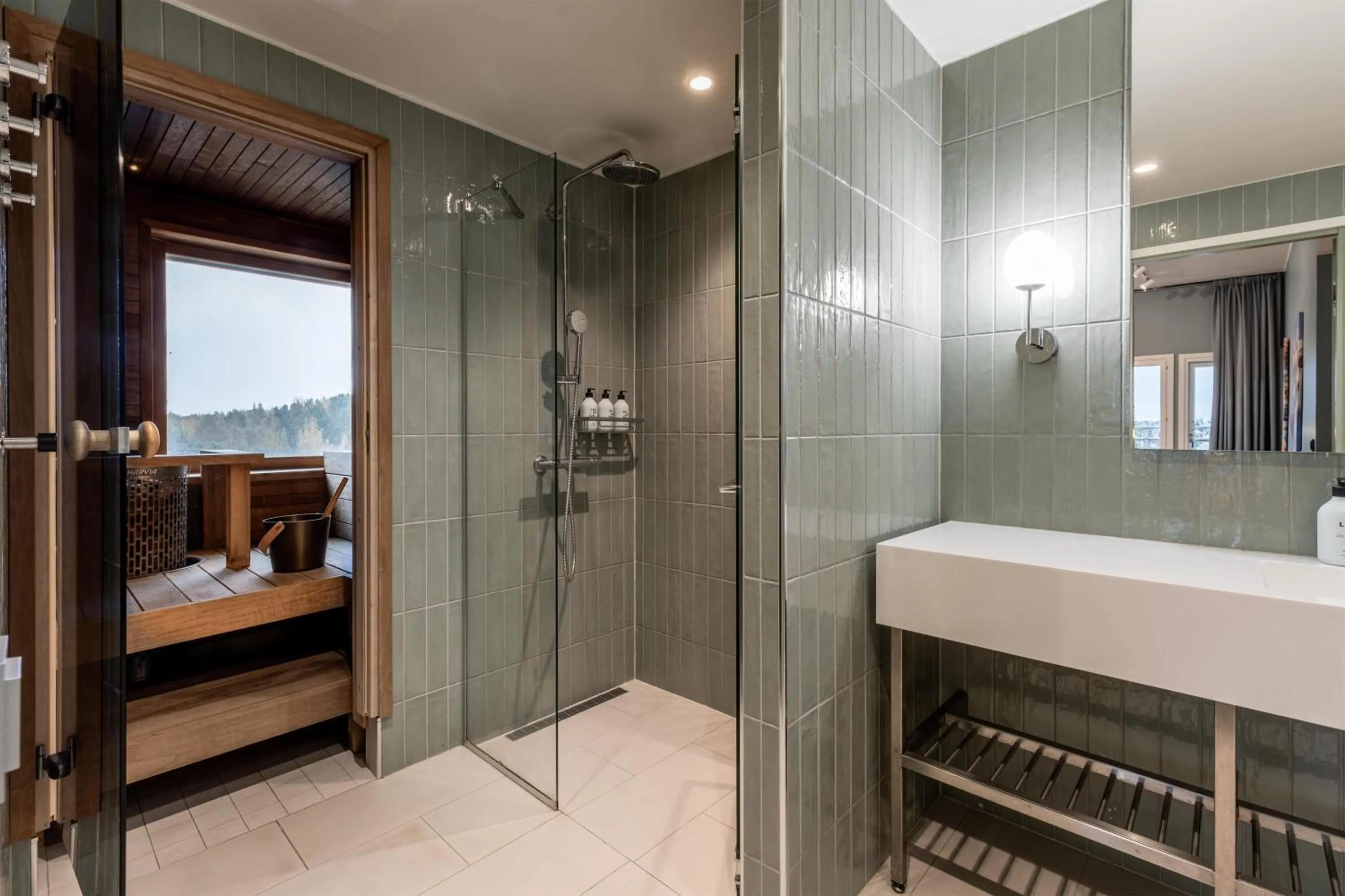 Bedroom in Scandic Eden Nokia