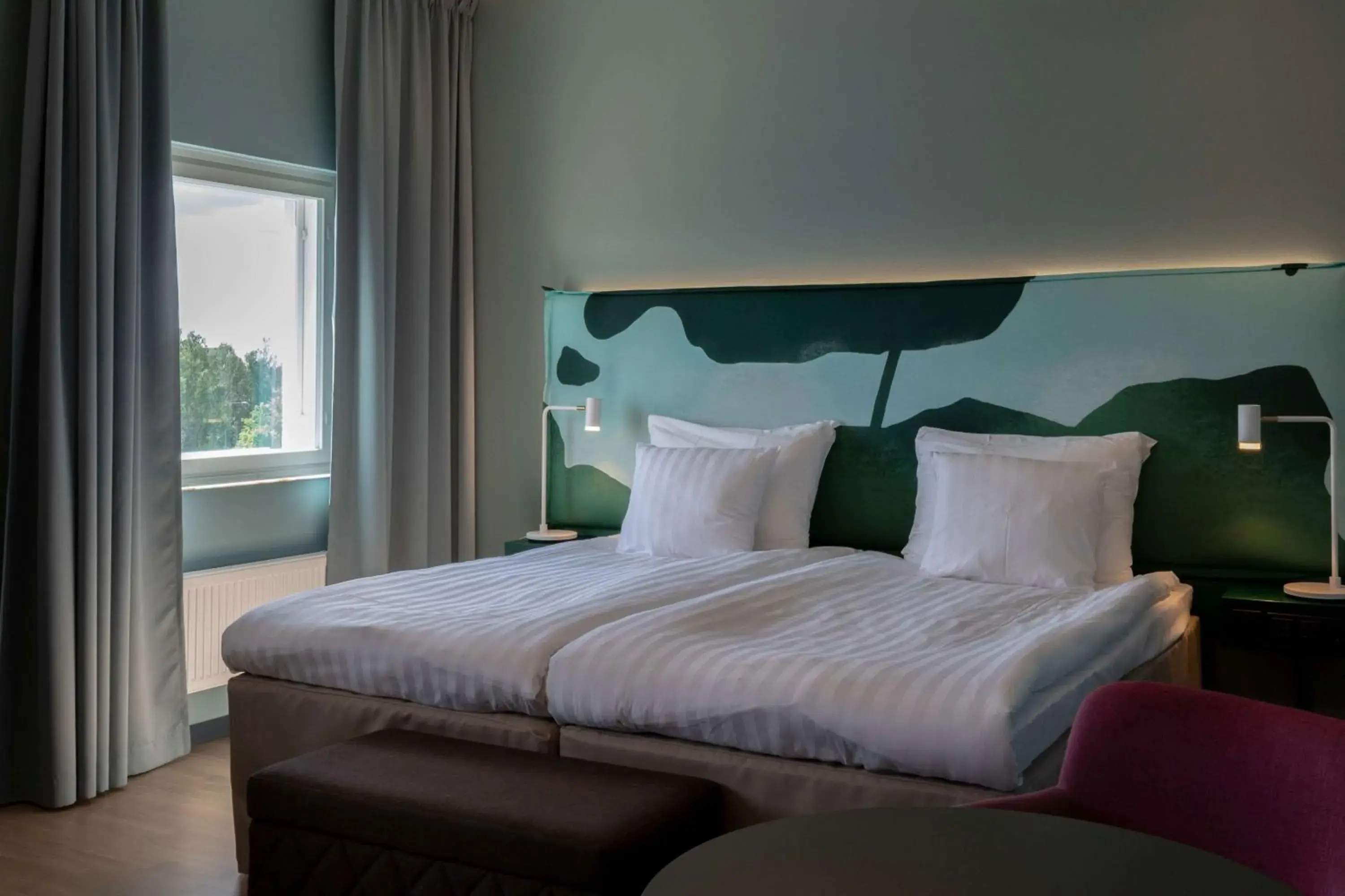 Bedroom, Bed in Scandic Eden Nokia Bedroom, Bed in Scandic Eden Nokia