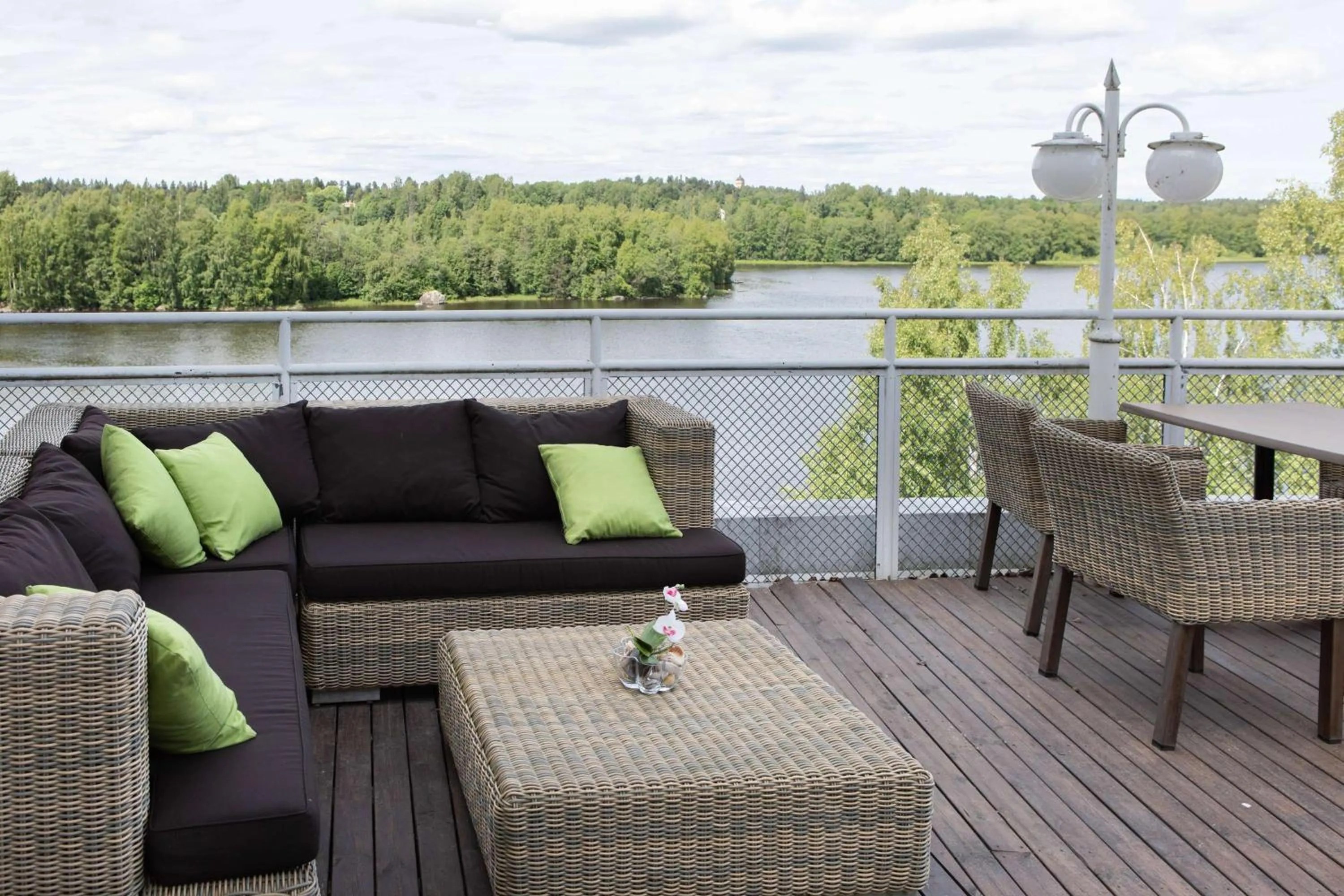 Patio in Scandic Eden Nokia